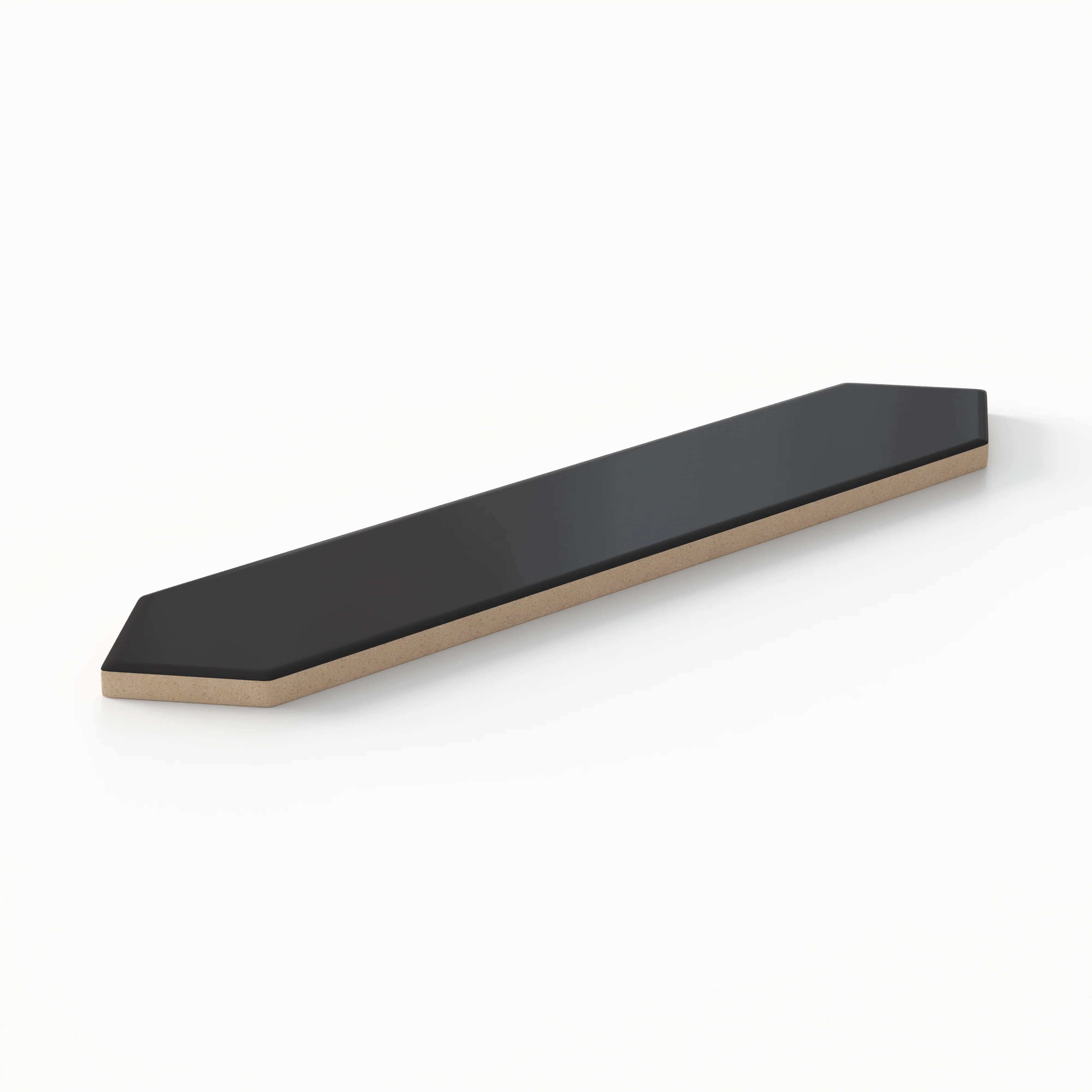 Reagan 2x10 Matte Ceramic Picket Tile in Midnight - Image 3