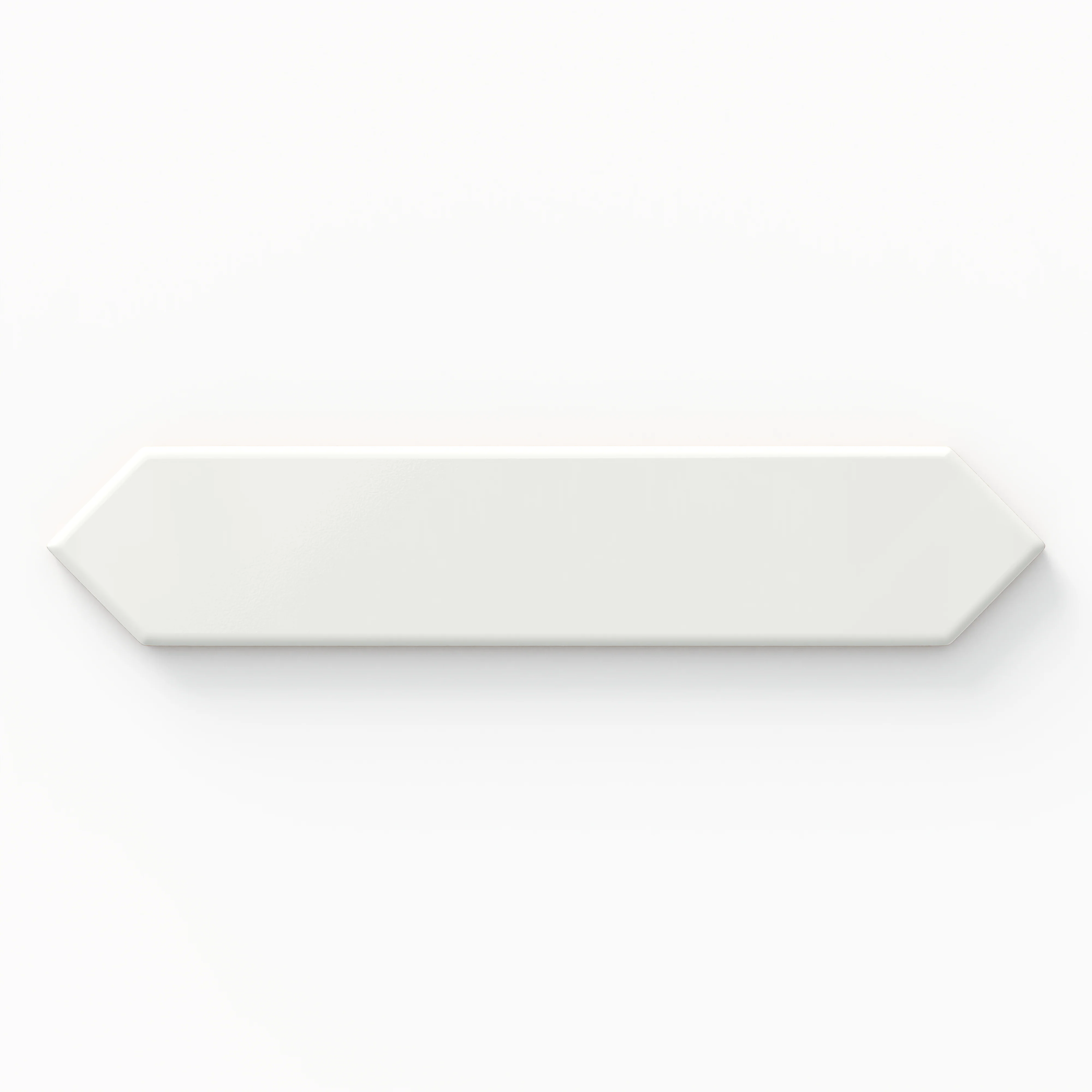 Reagan 2x10 Glossy Ceramic Picket Tile in Blanco - Image 2