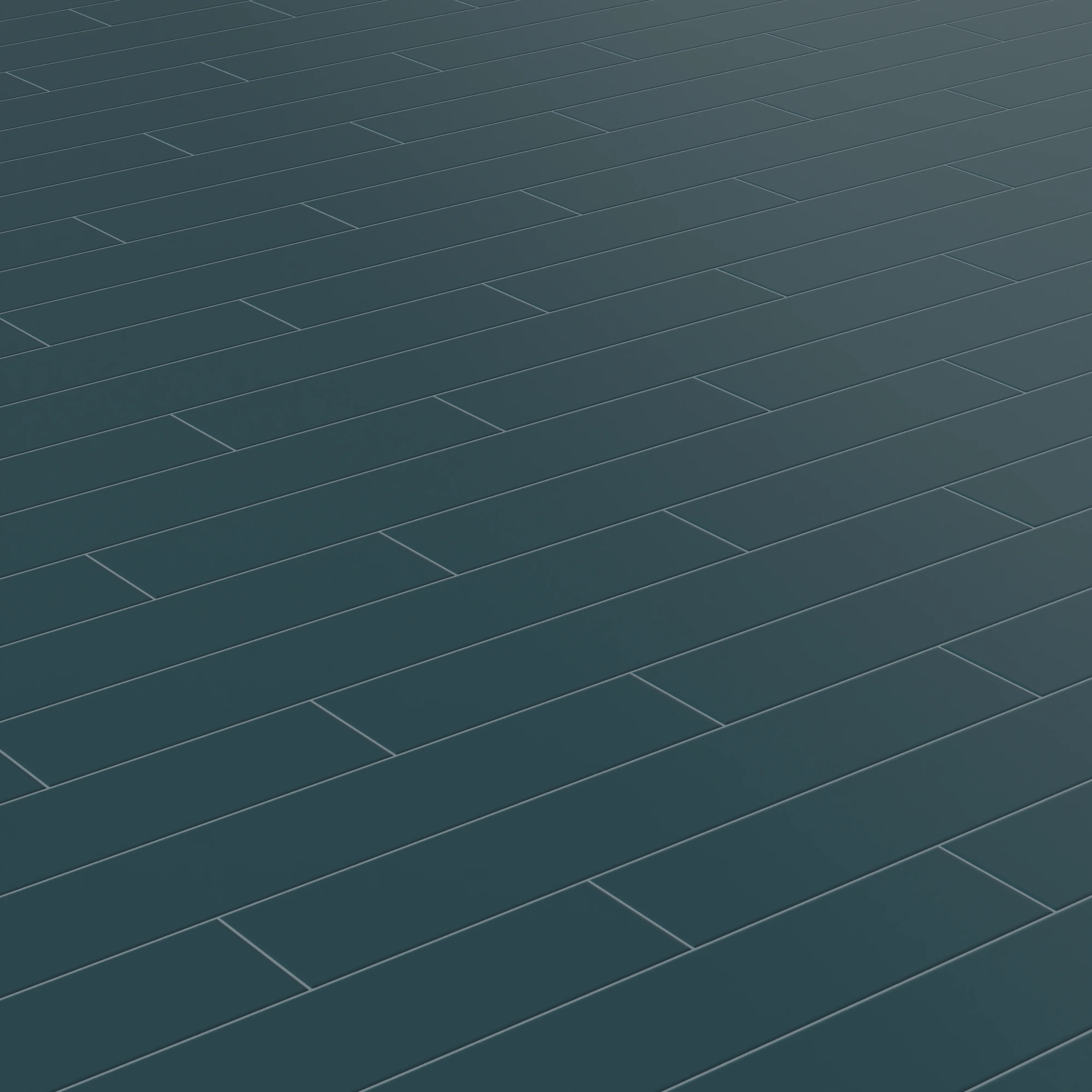 Reagan 4x24 Matte Porcelain Tile in Teal - Image 4