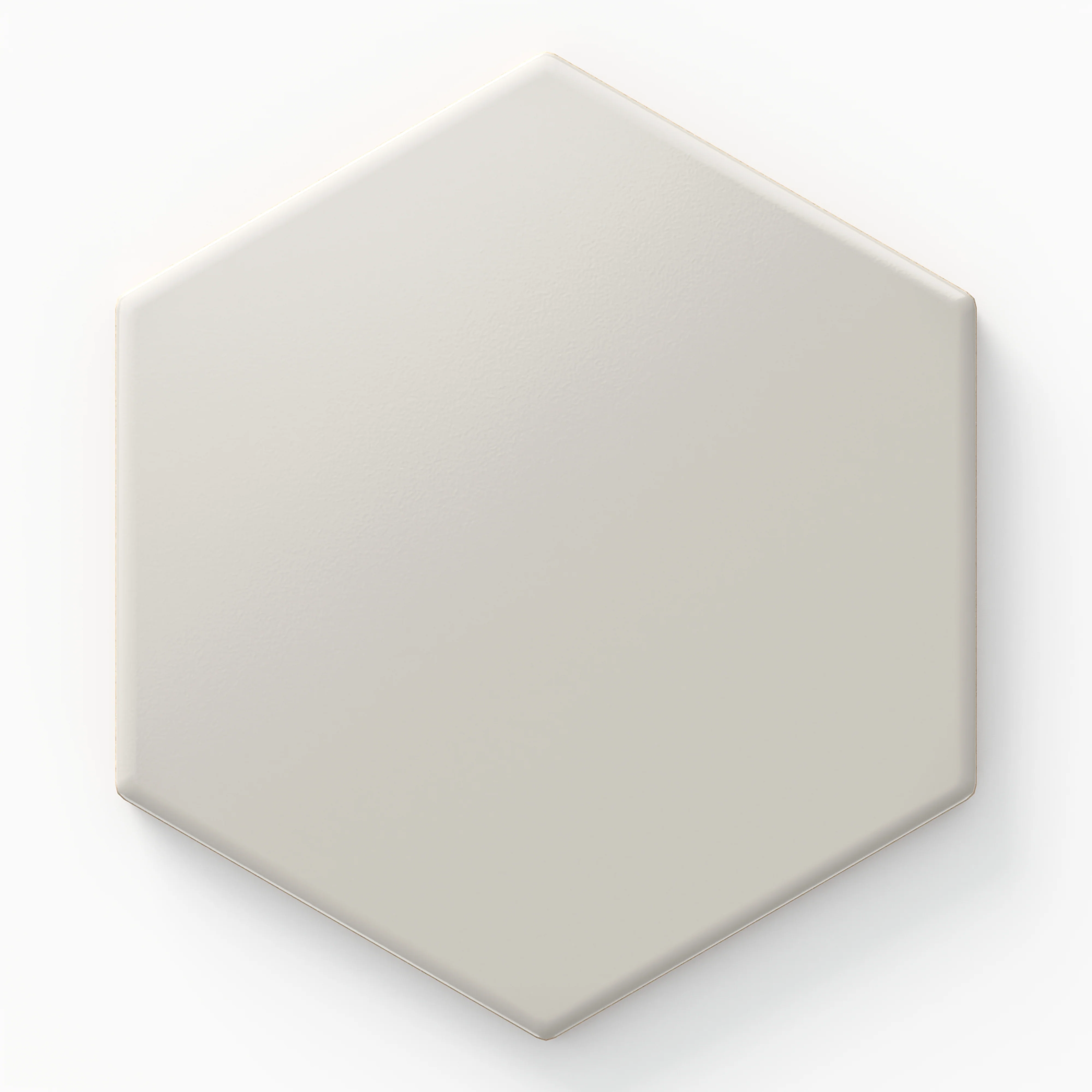 Reagan 5x6 Matte Hexagon in Gris Sample