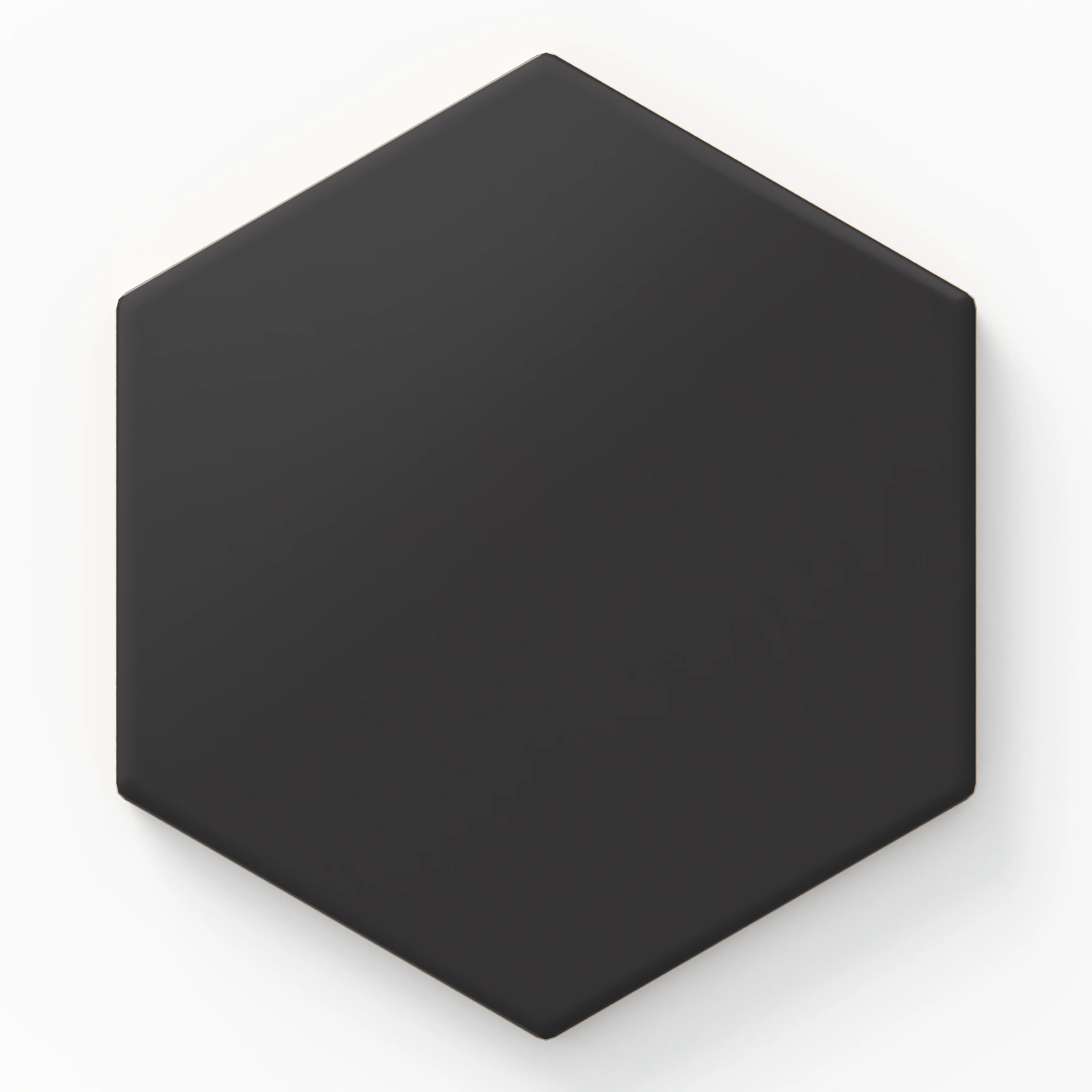 Reagan 5x6 Matte Hexagon in Midnight Sample