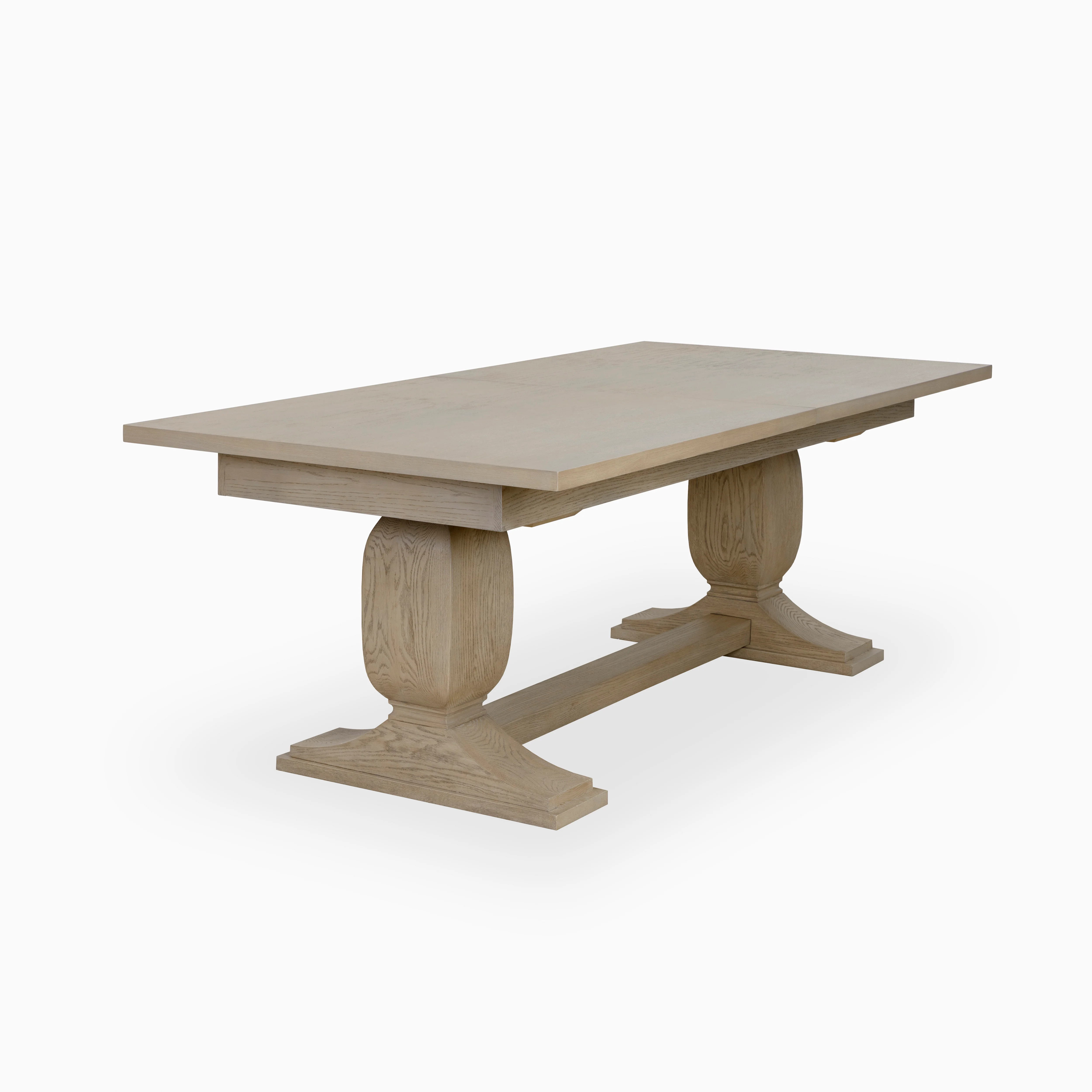 Rebecca 86" to 120" Dining Table in Greige