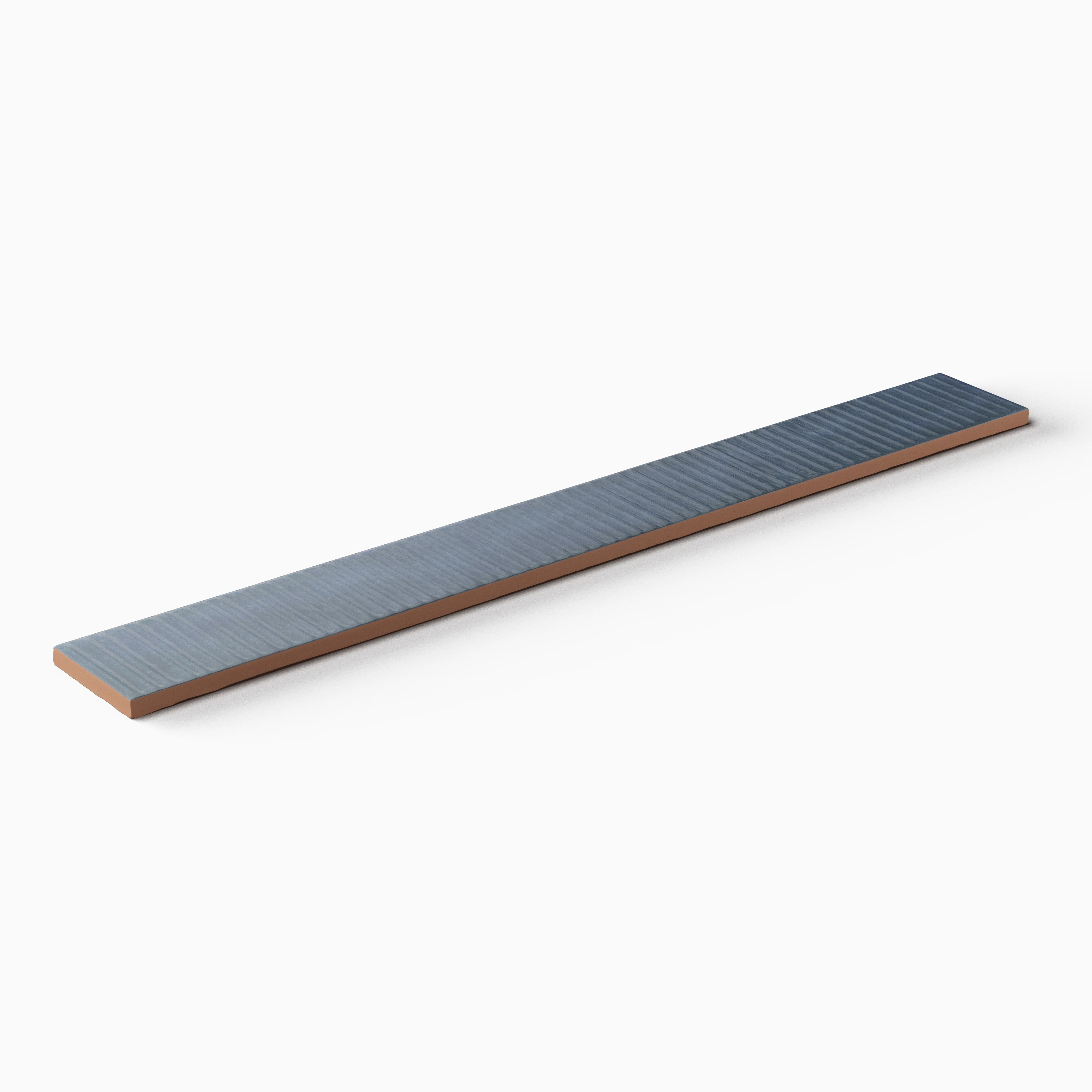 Remi 2x17 Glossy Ceramic Tile in Navy Deco - Image 3