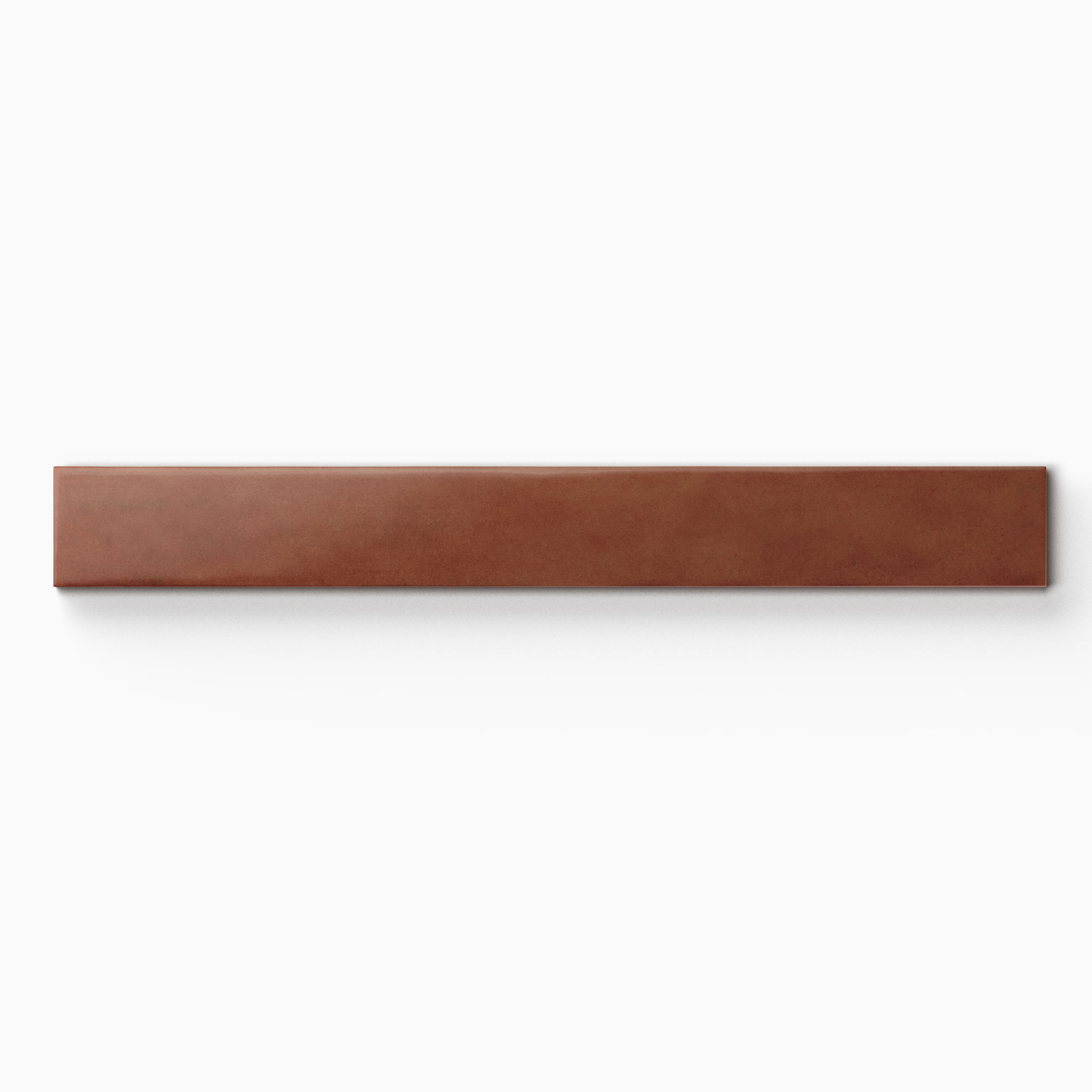 Remi 2x17 Glossy Ceramic Tile in Rust - Image 3