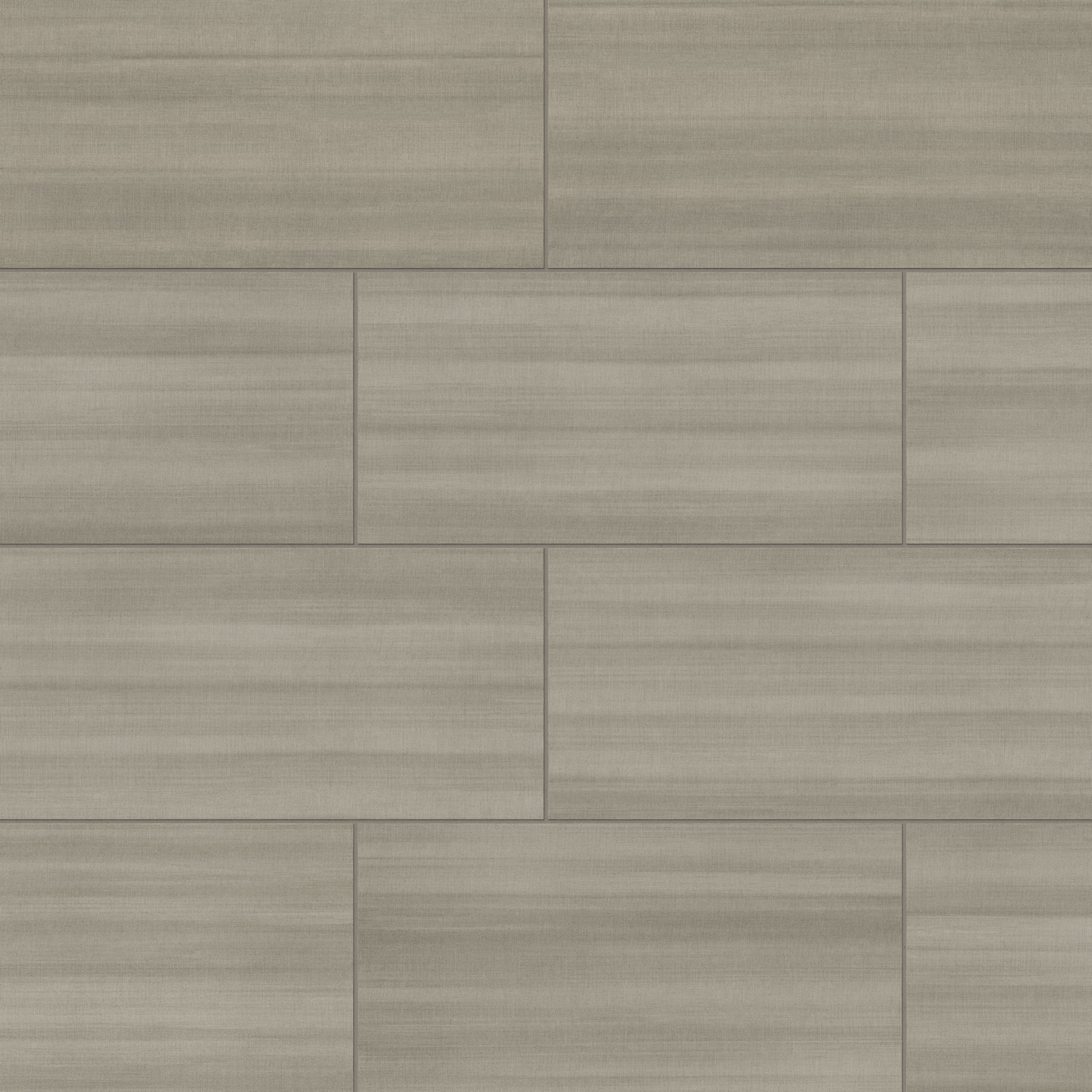 Riley 12x24 Matte Porcelain Tile in Linen Pattern Ash - Image 7