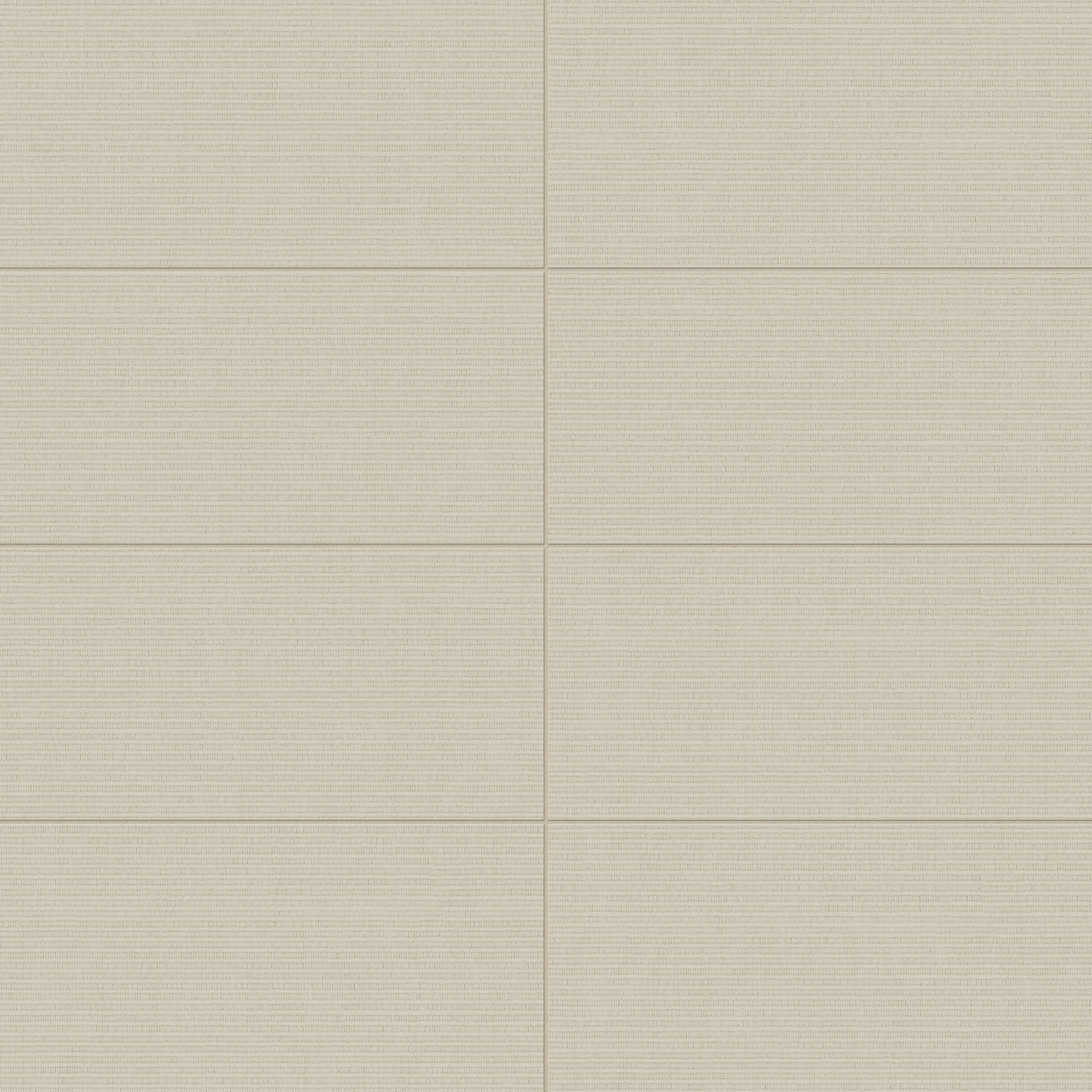 Riley 12x24 Matte Porcelain Tile in Woven Pattern Cream