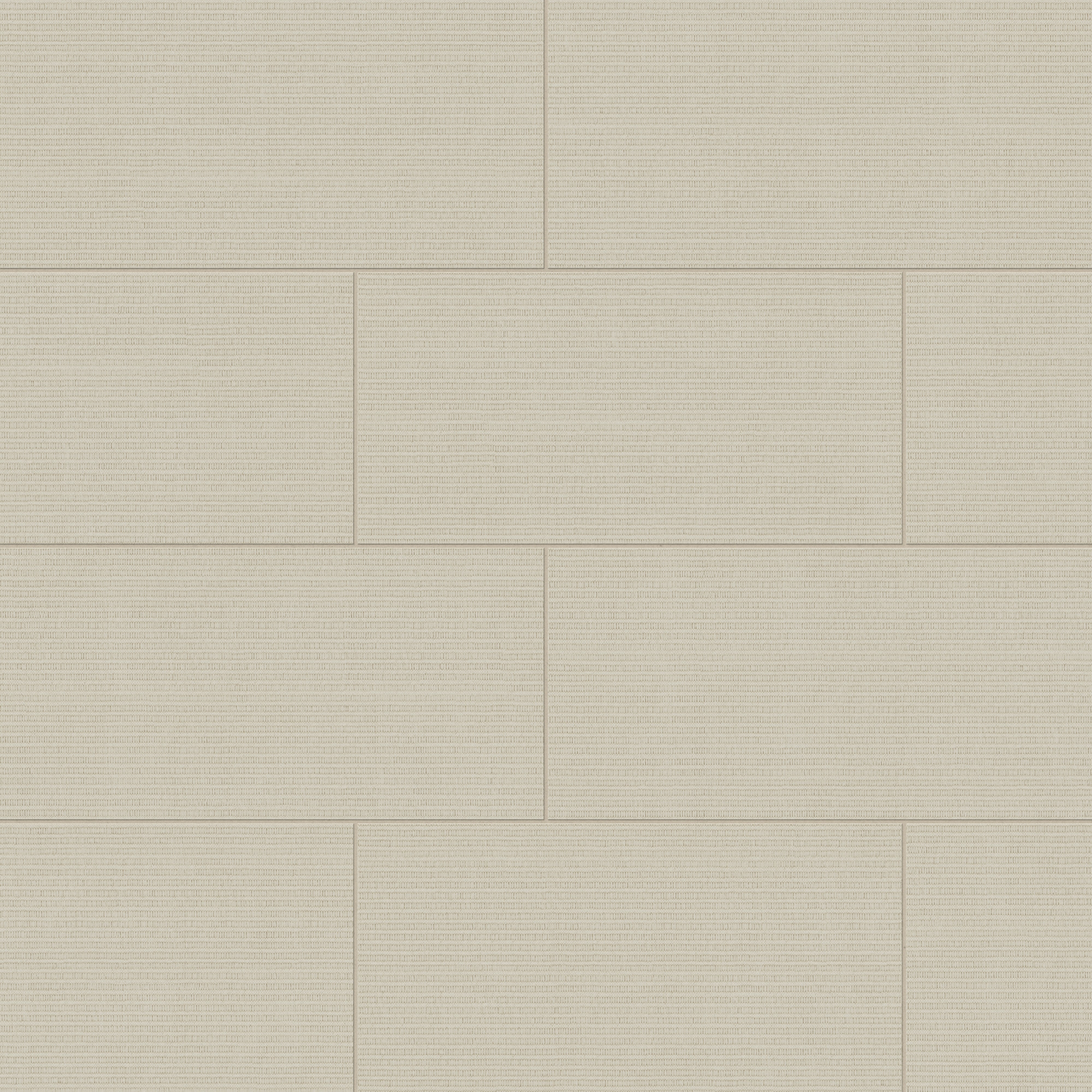 Riley 12x24 Matte Porcelain Tile in Woven Pattern Cream - Image 7