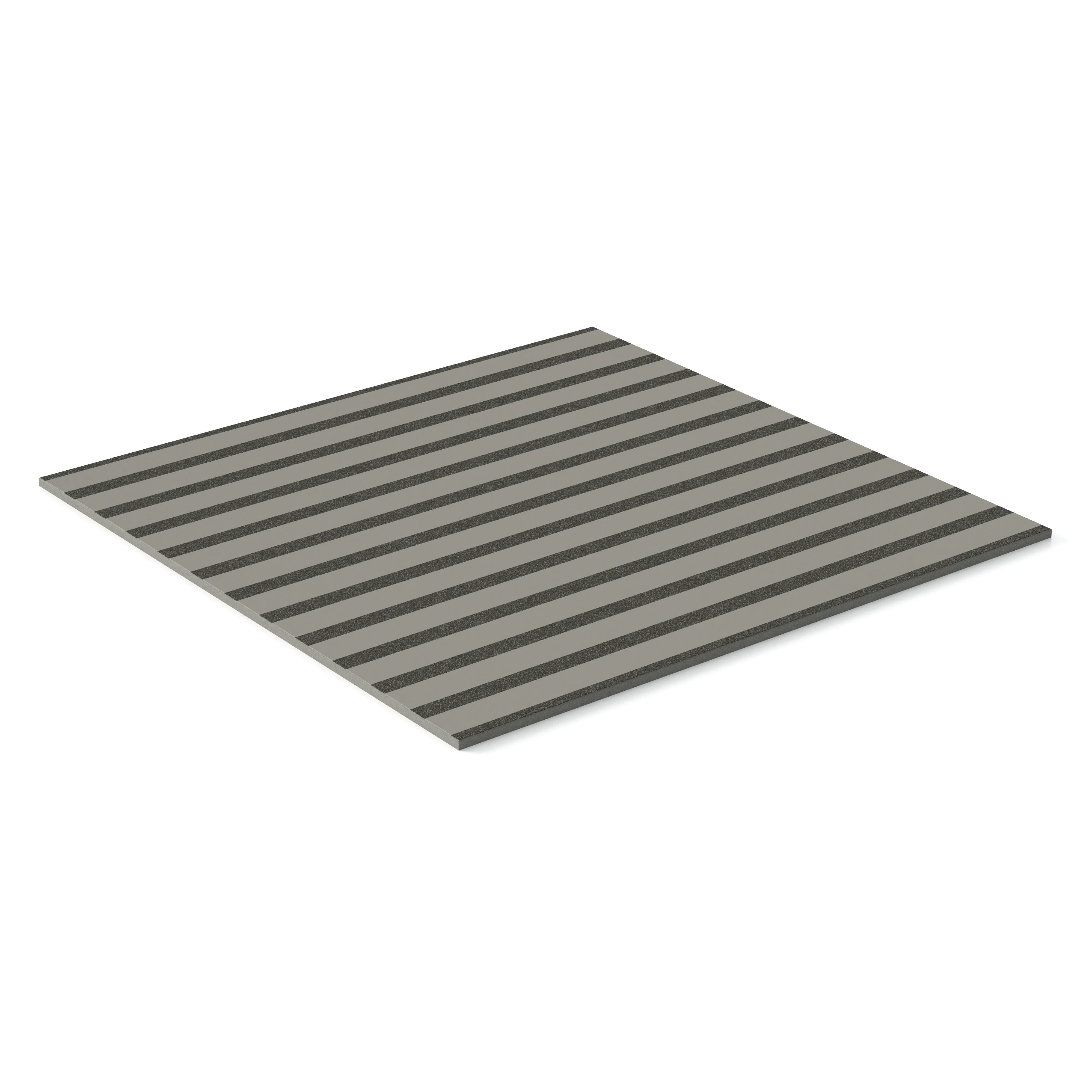 Riley 24x24 Matte Porcelain Tile in Striped Pattern Charcoal - Image 3