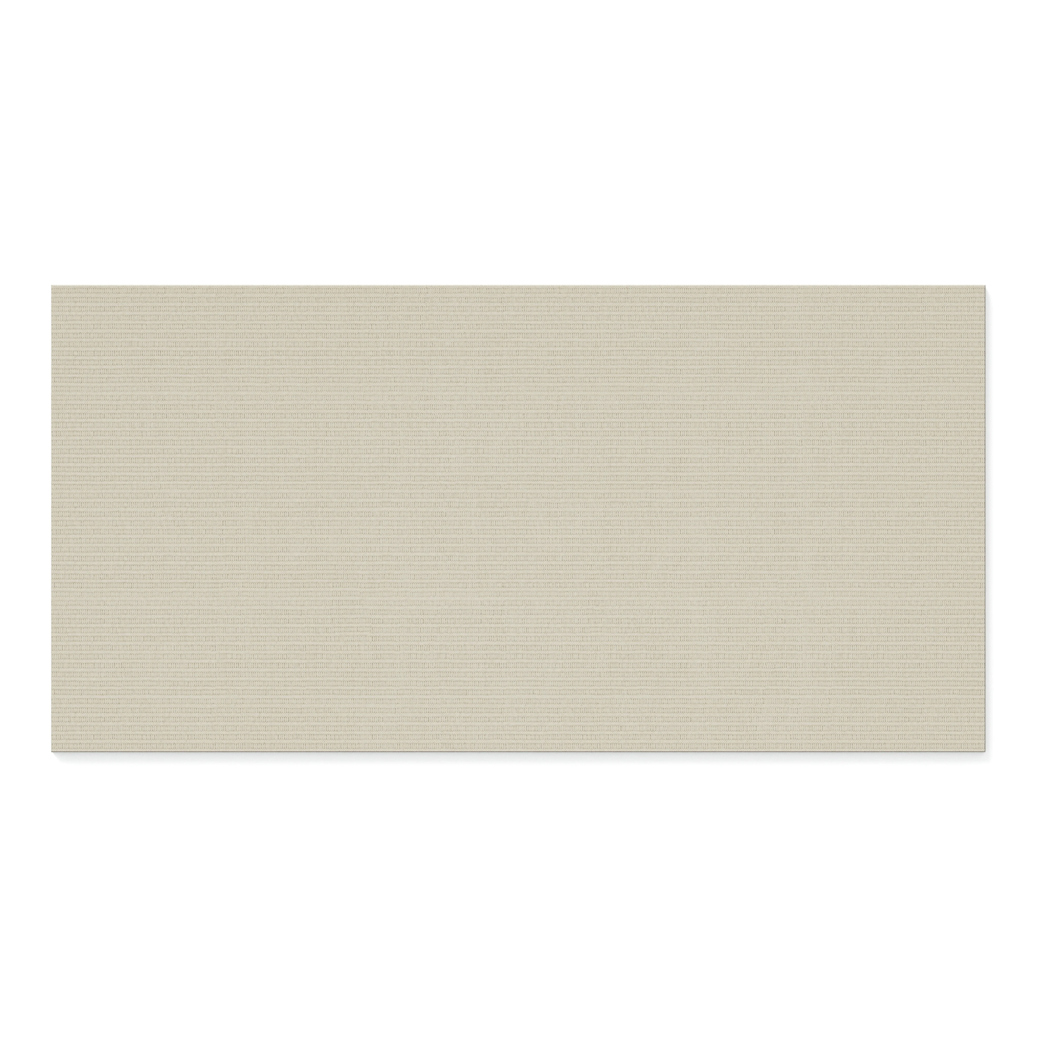 Riley 24x48 Matte Porcelain Tile in Woven Pattern Cream - Image 3