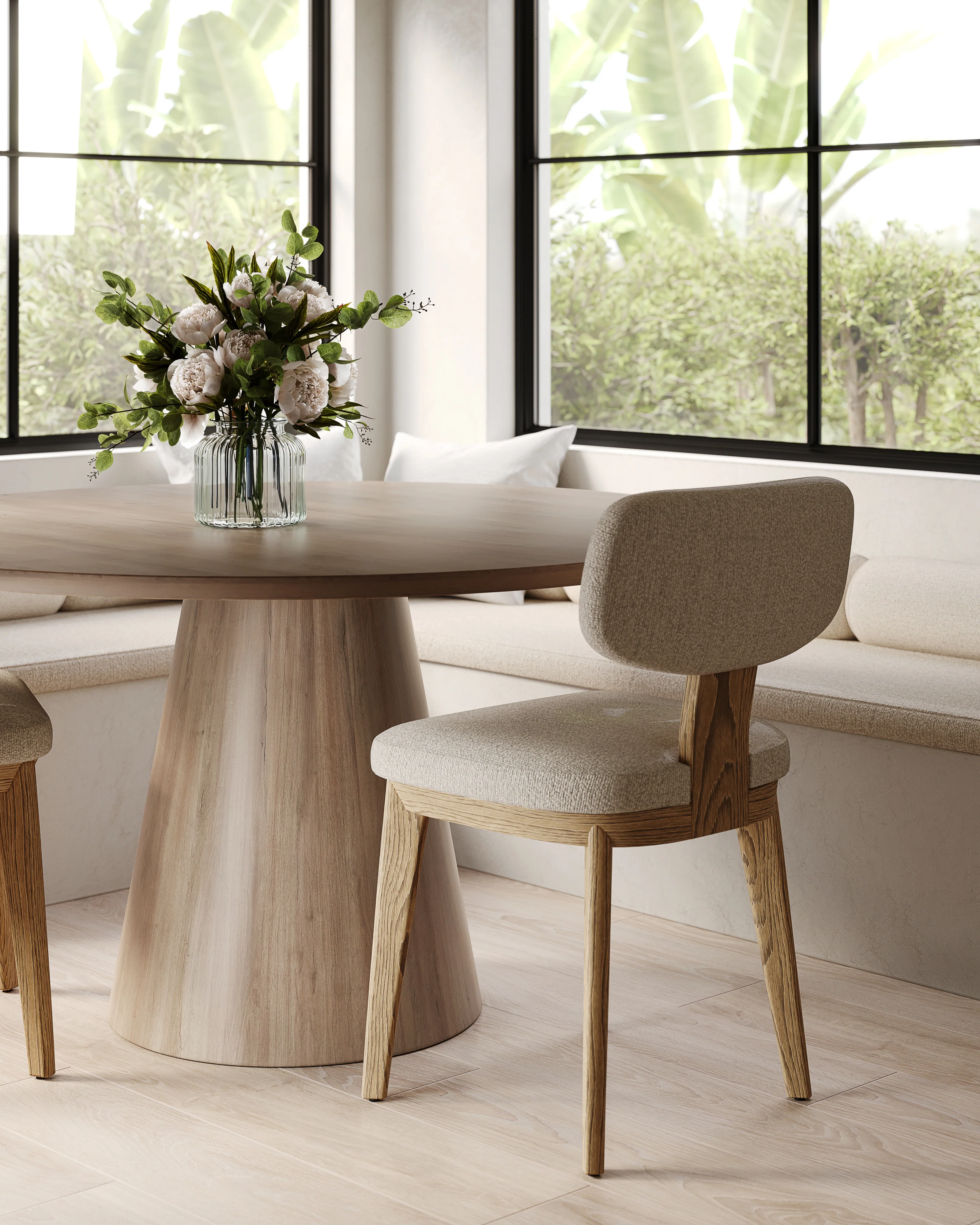 Rita Dining Chairs in Taupe, Set of 2 - Image 9