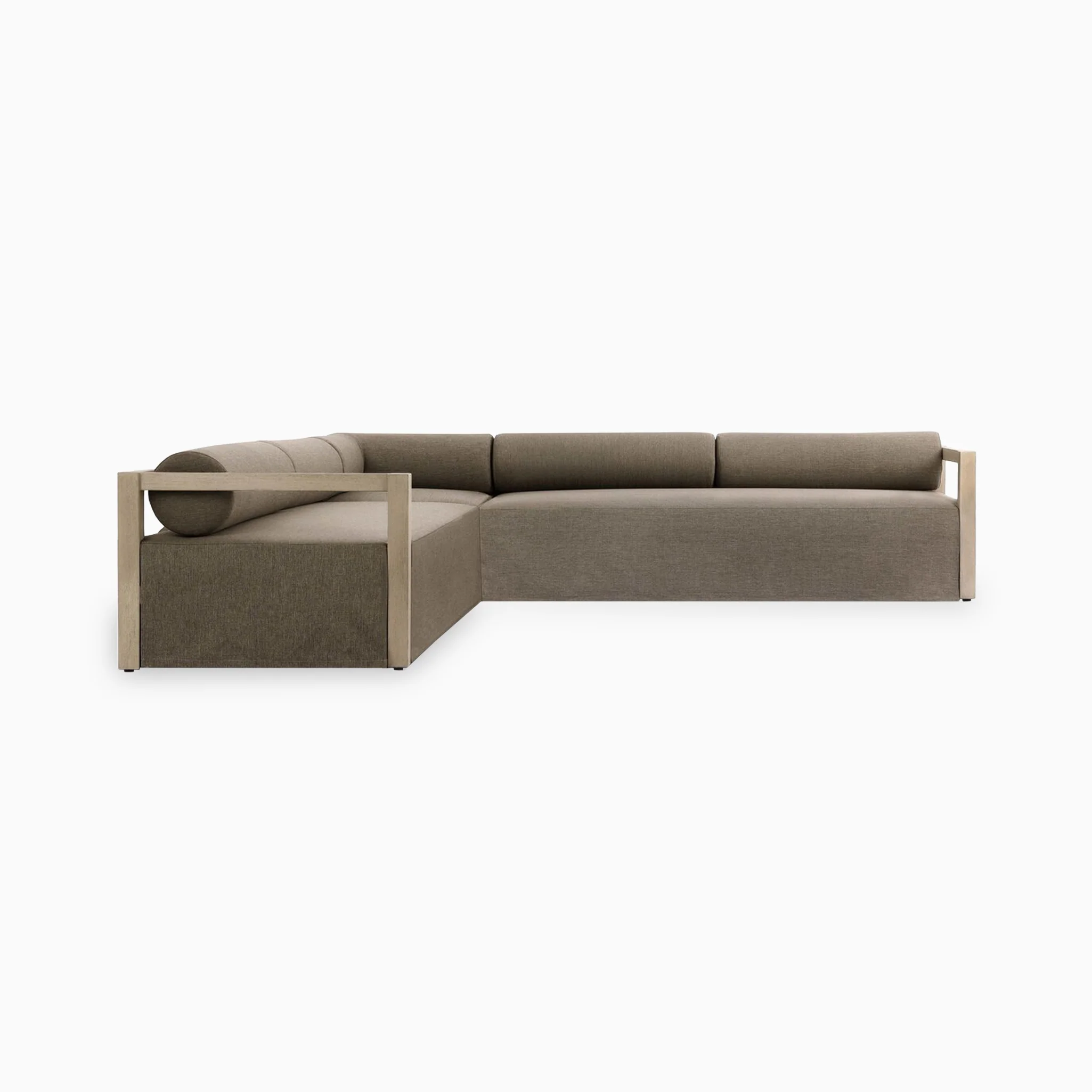 Riverton Outdoor 3Pc Sectional in Alessi Fawn - Image 2