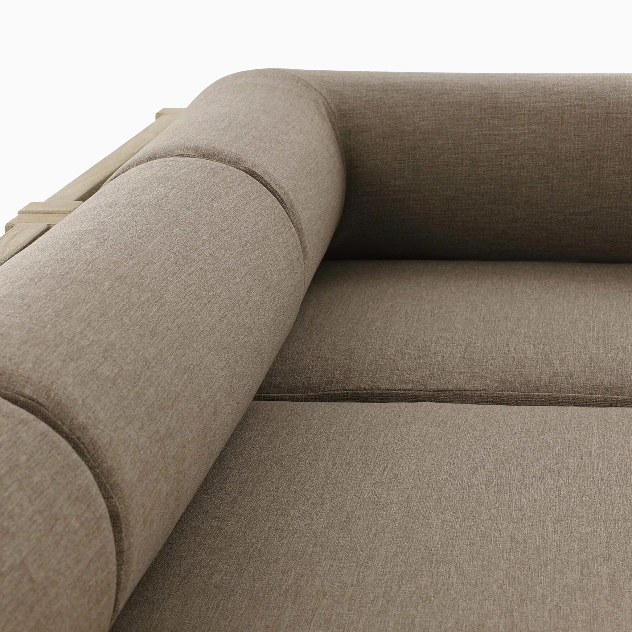 Riverton Outdoor 3Pc Sectional in Alessi Fawn - Image 6