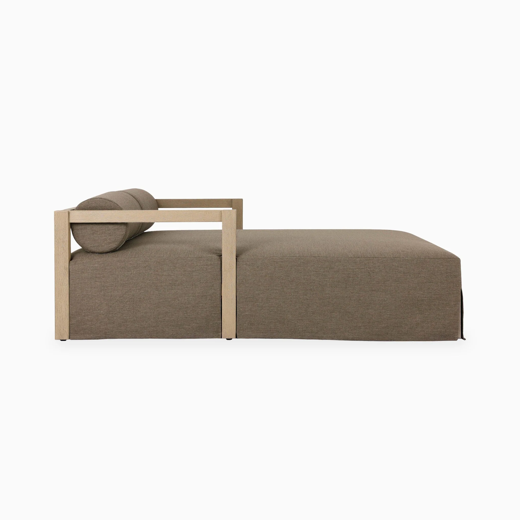 Riverton Outdoor Daybed in Alessi Fawn - Image 2