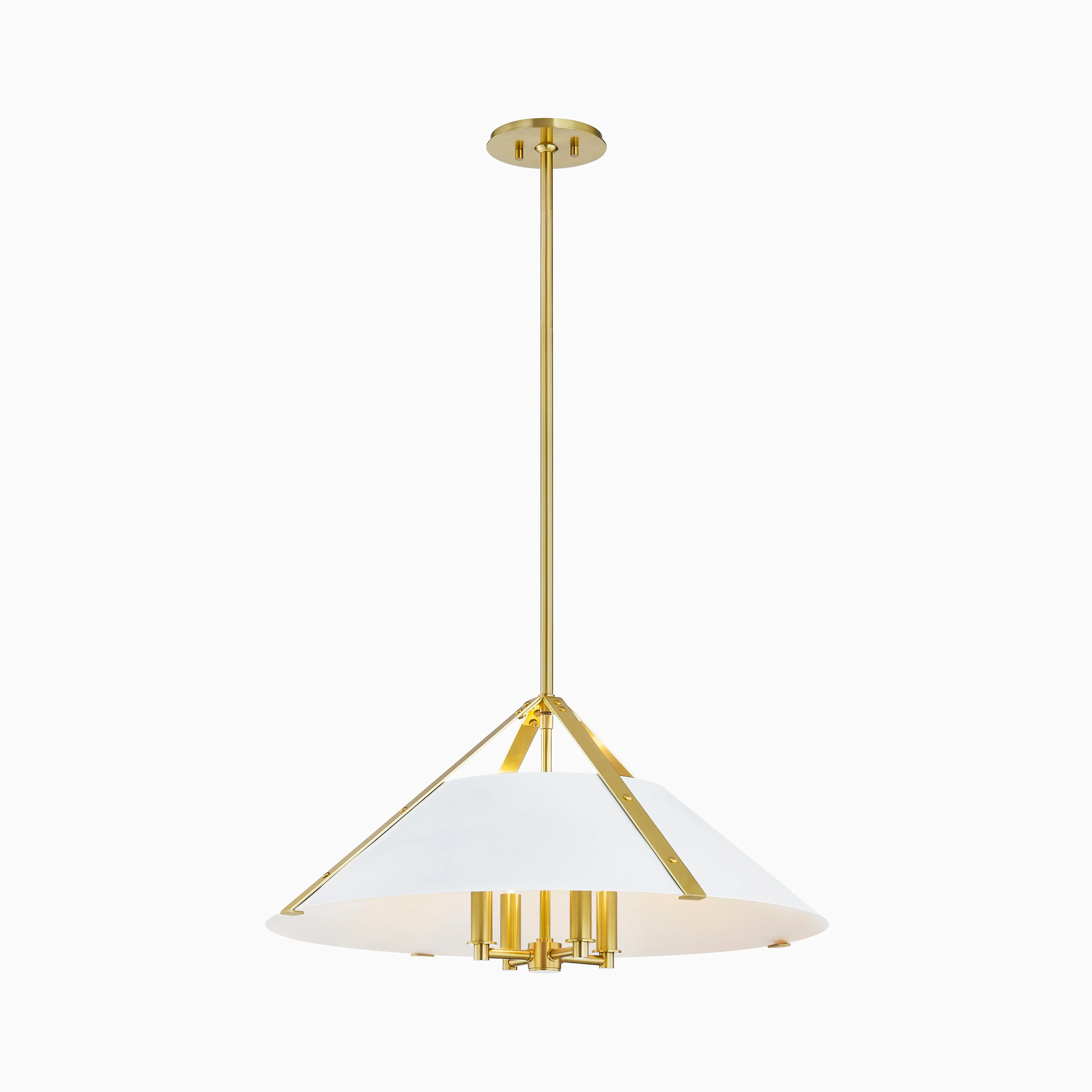 Robbins Pendant in Aged Brass - Image 5