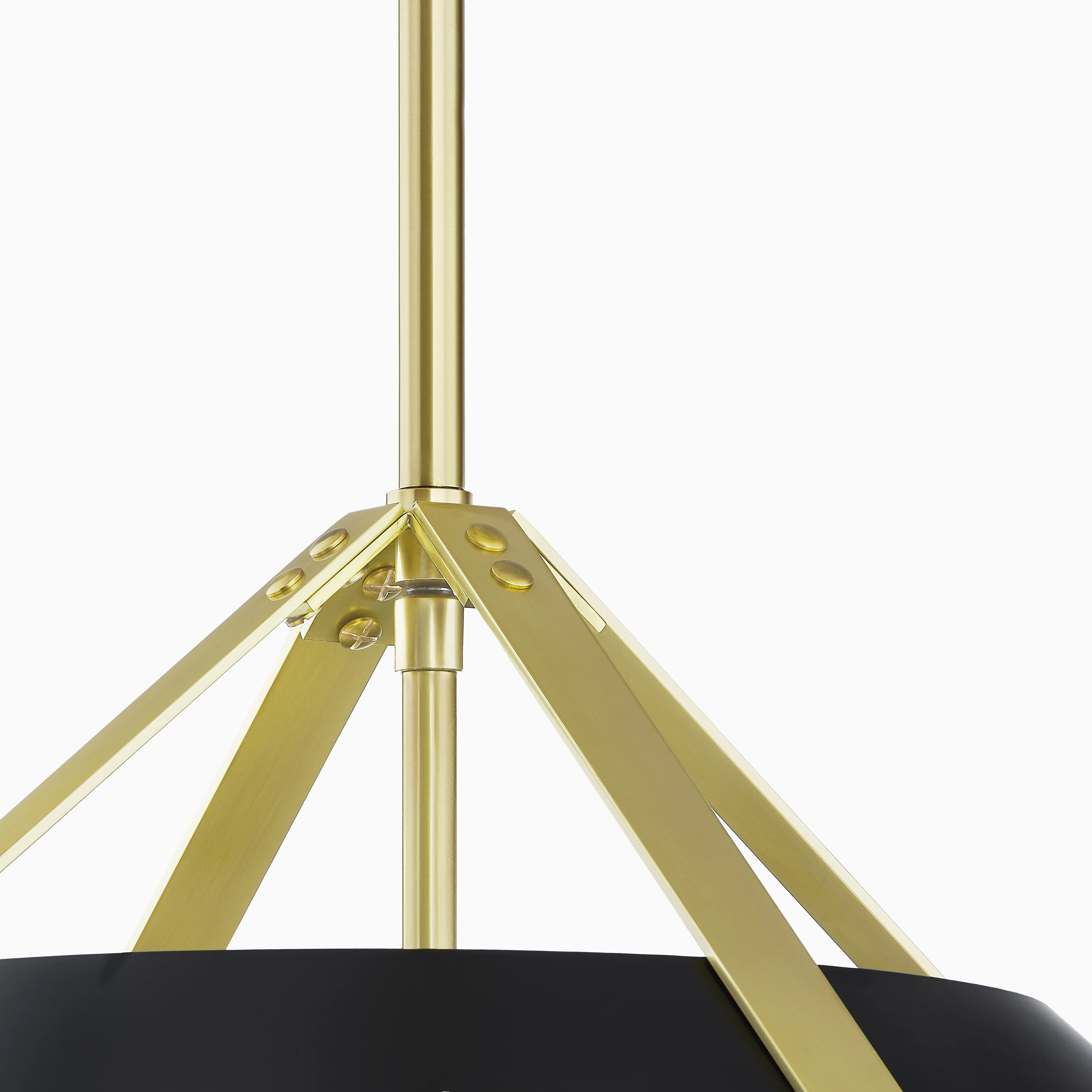 Robbins Pendant in Aged Brass/Soft Black - Image 2