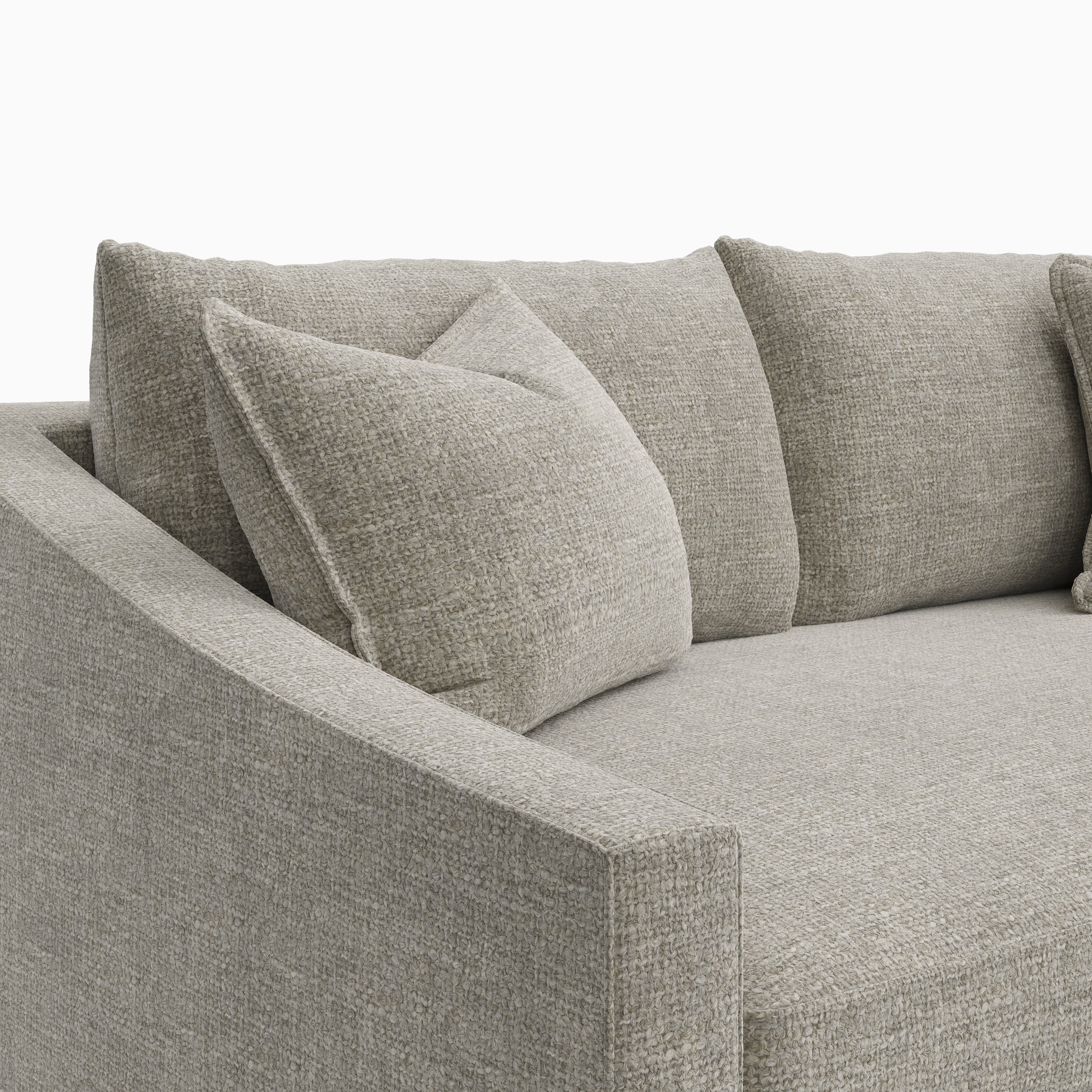 Ronan Loveseat in Bone, 72" - Image 3