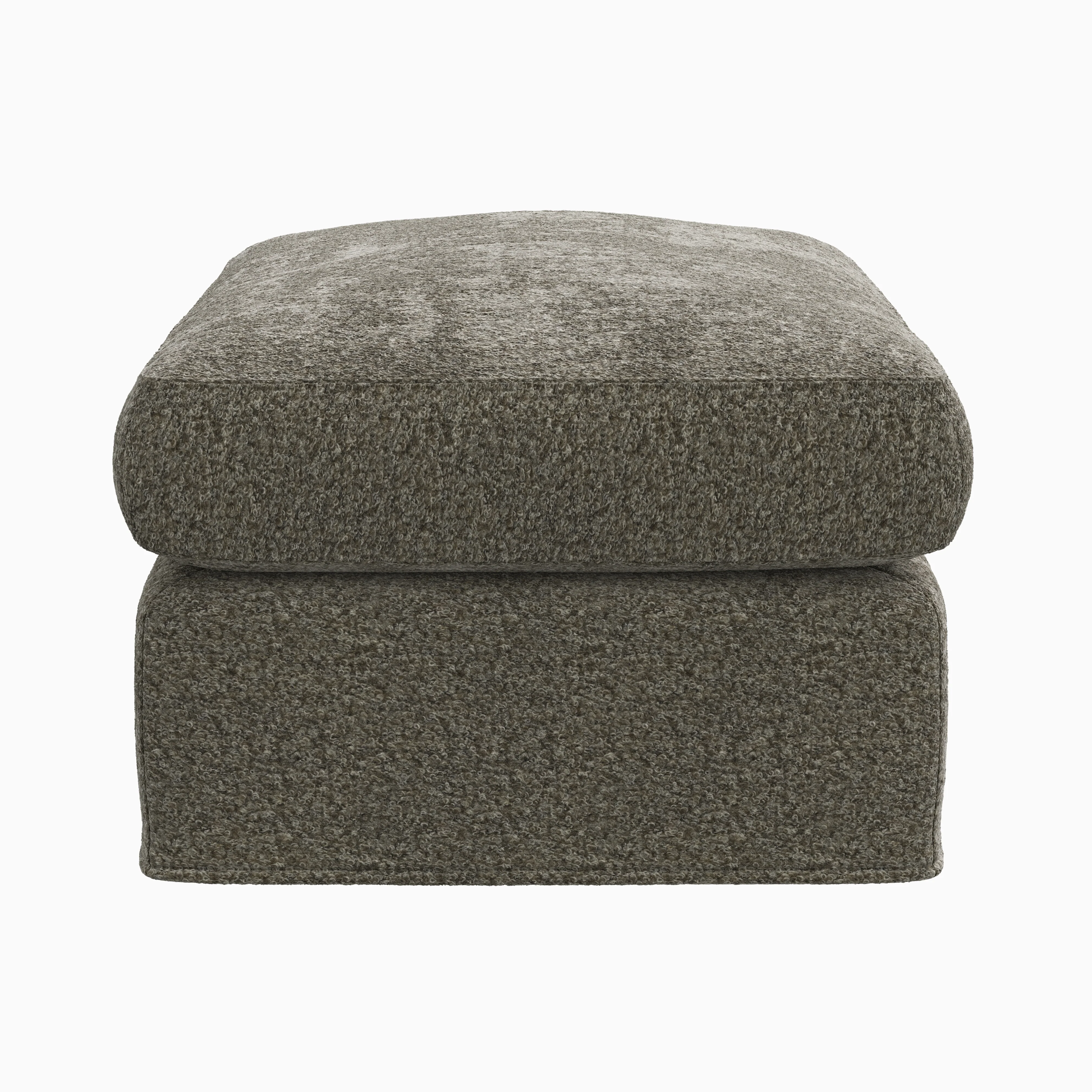 Ronan Ottoman in Mushroom, Small - Image 3
