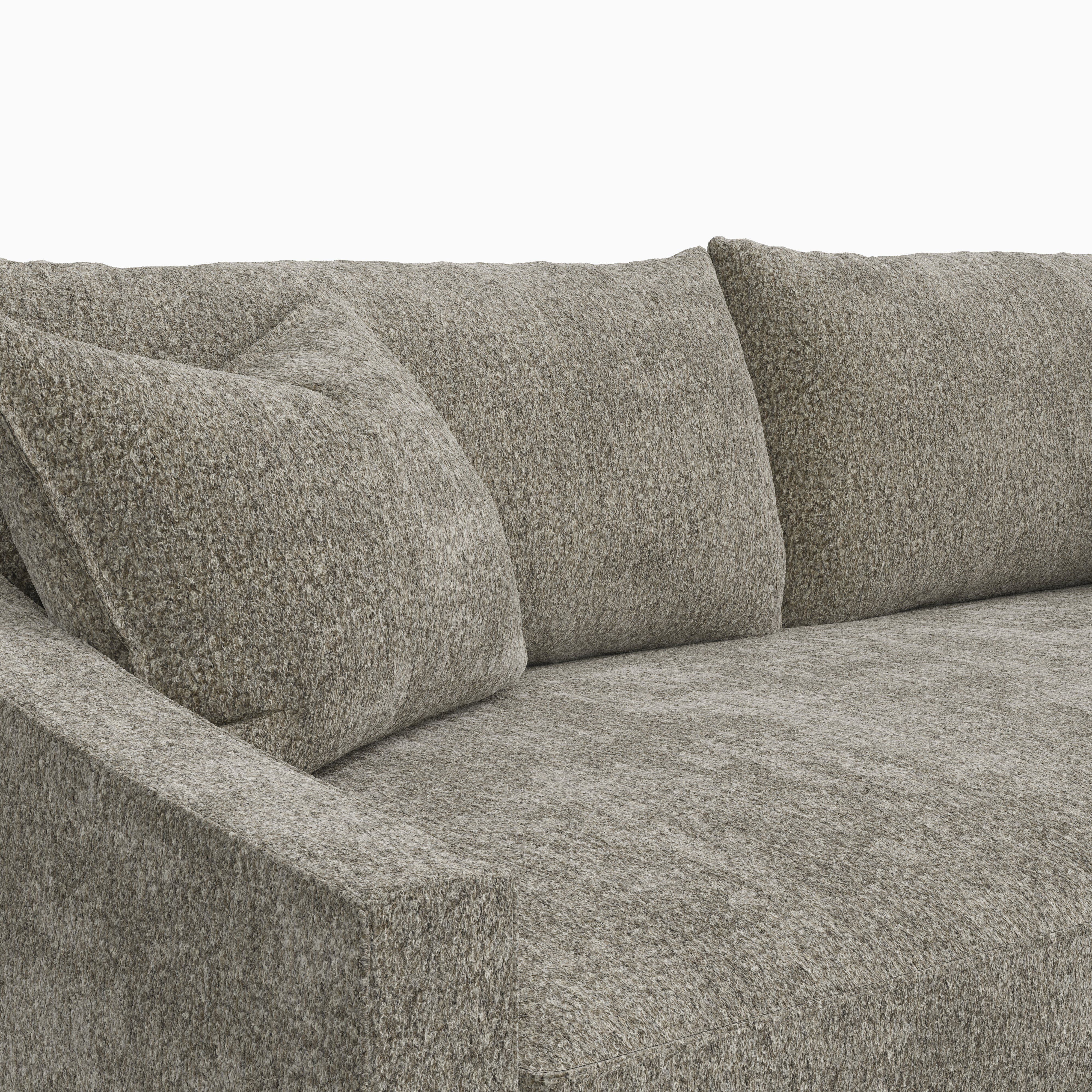 Ronan Sofa in Mushroom, 86" - Image 3