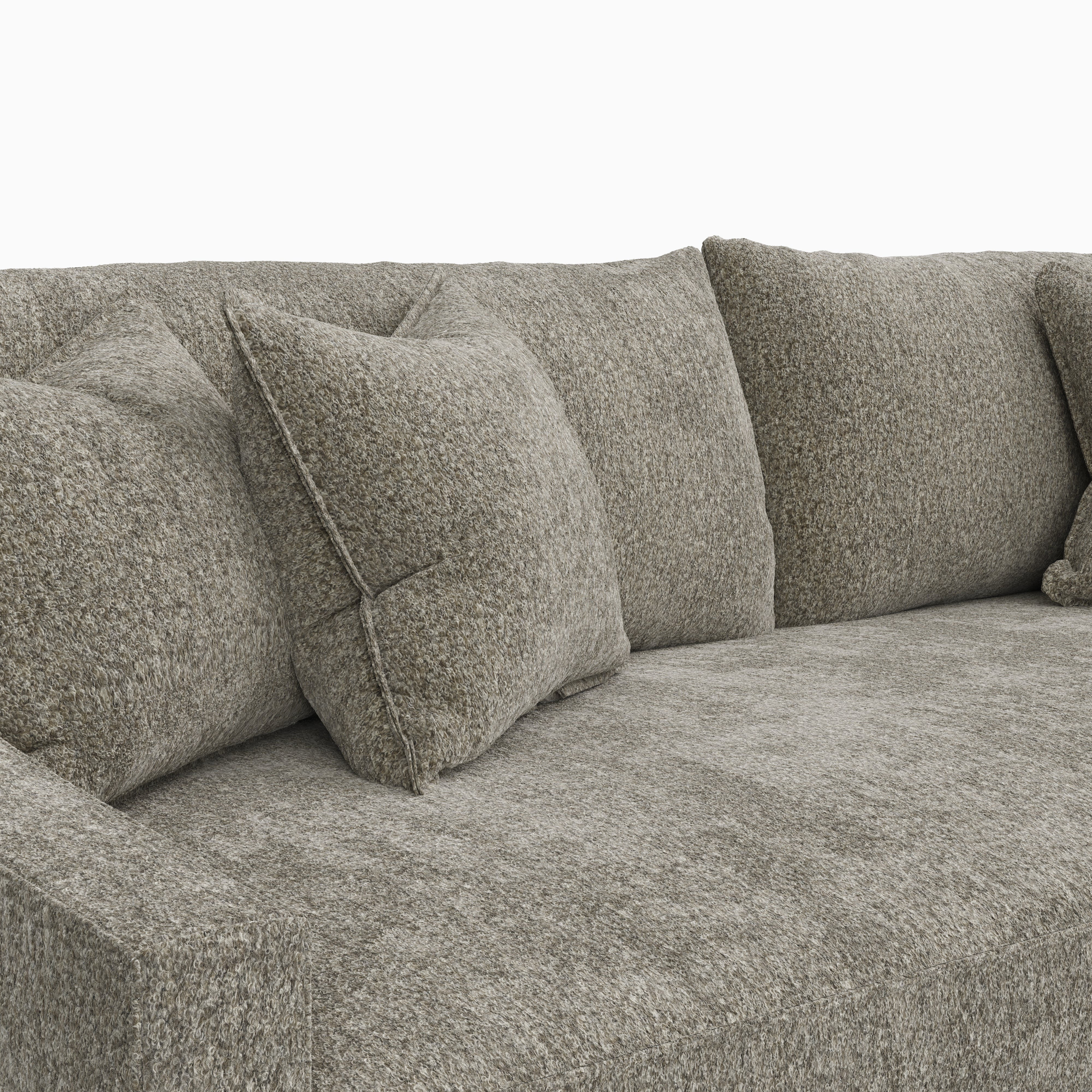 Ronan Sofa in Mushroom, 98" - Image 3