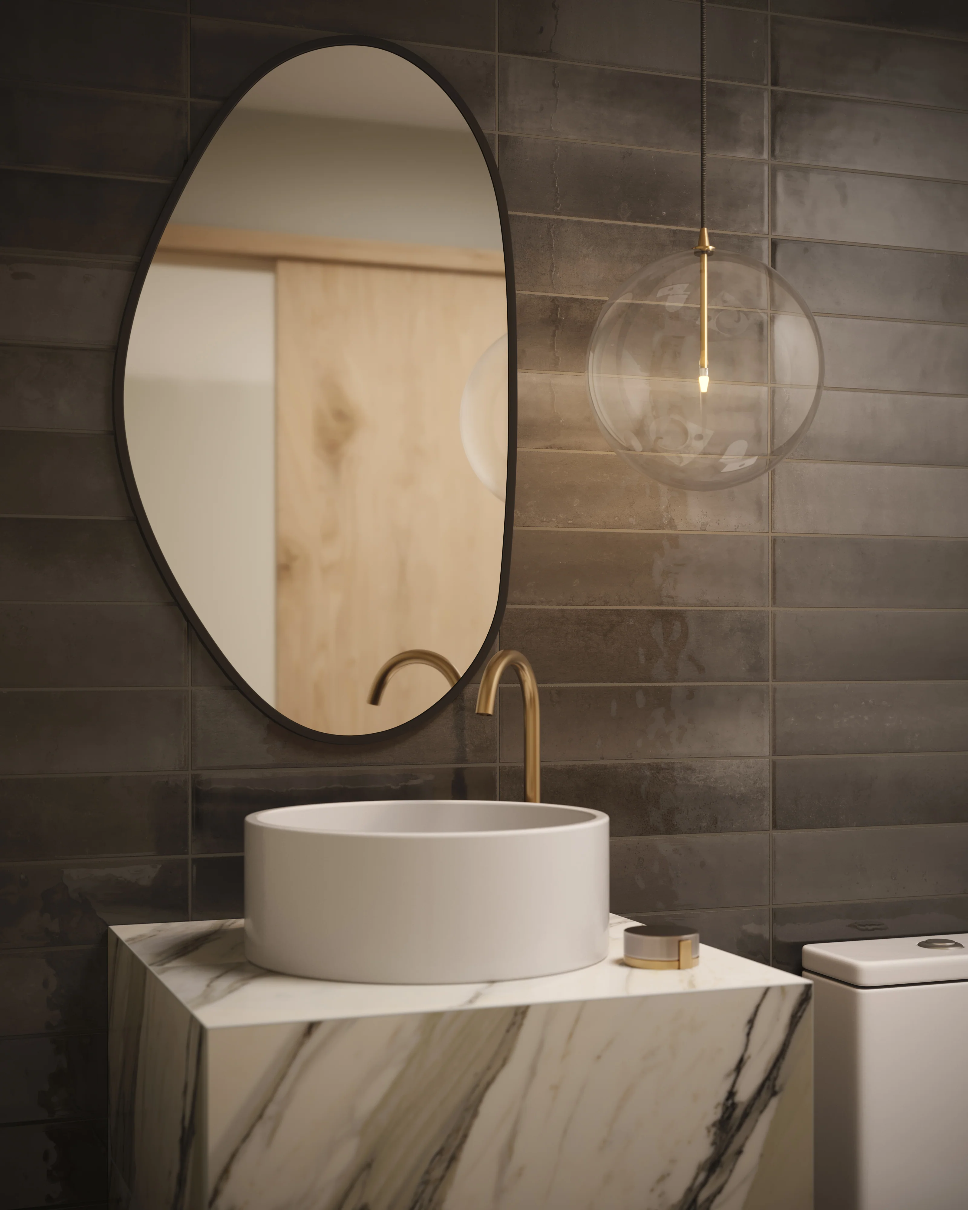 Rory Mirror in Matte Black - Image 13