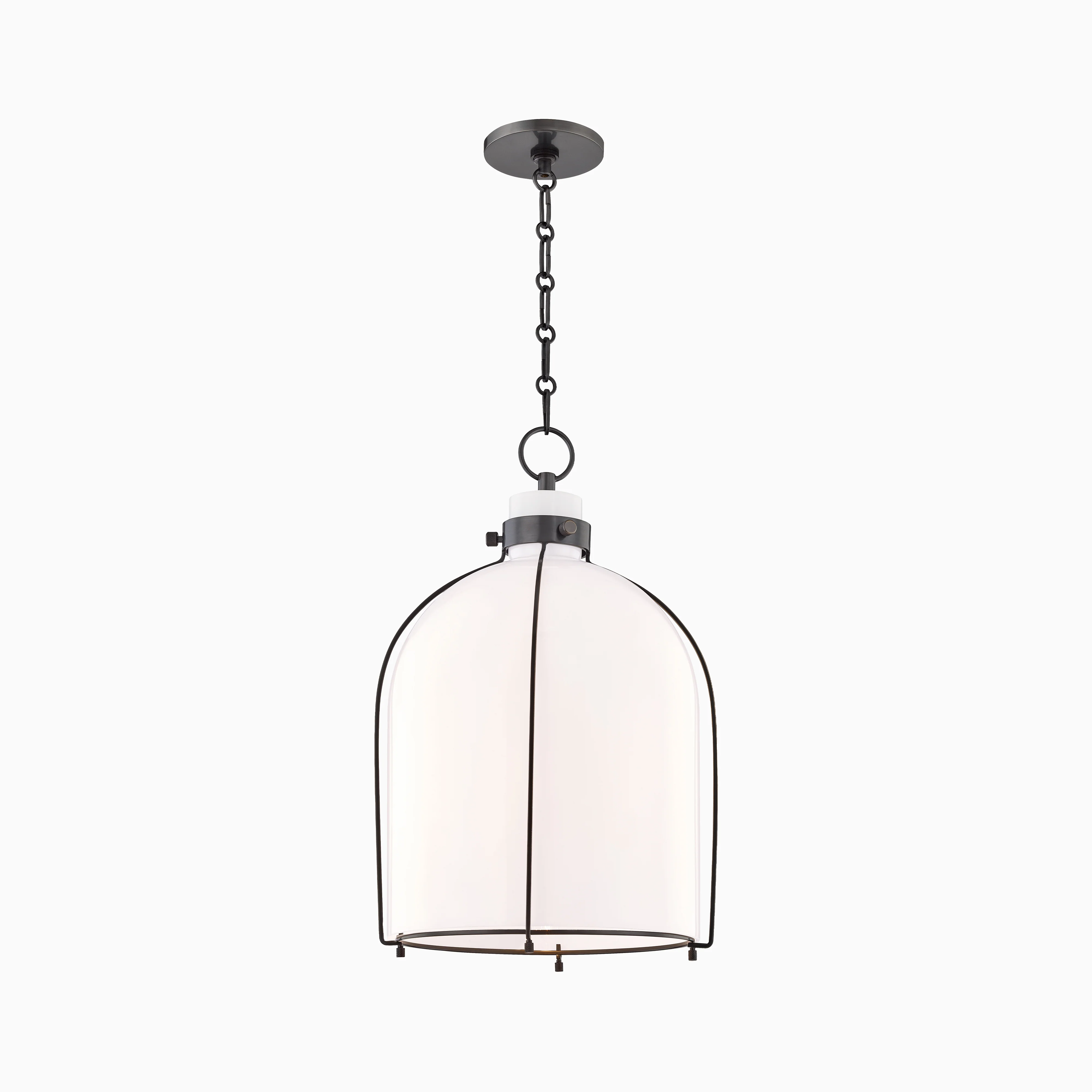 Rosa Rounded Pendant in Old Bronze - Image 7