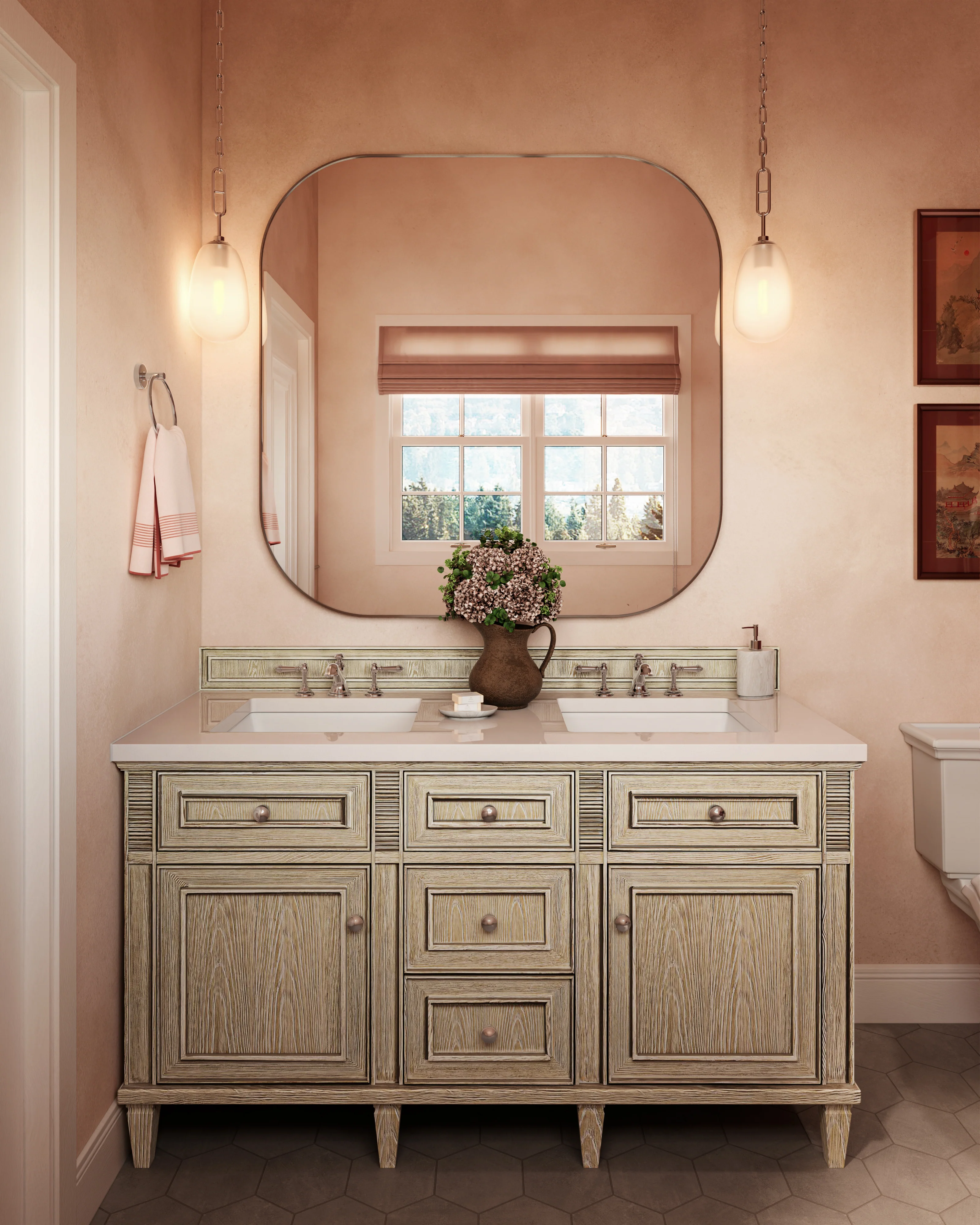 Runa 9" Pendant In Polished Nickel - Image 5