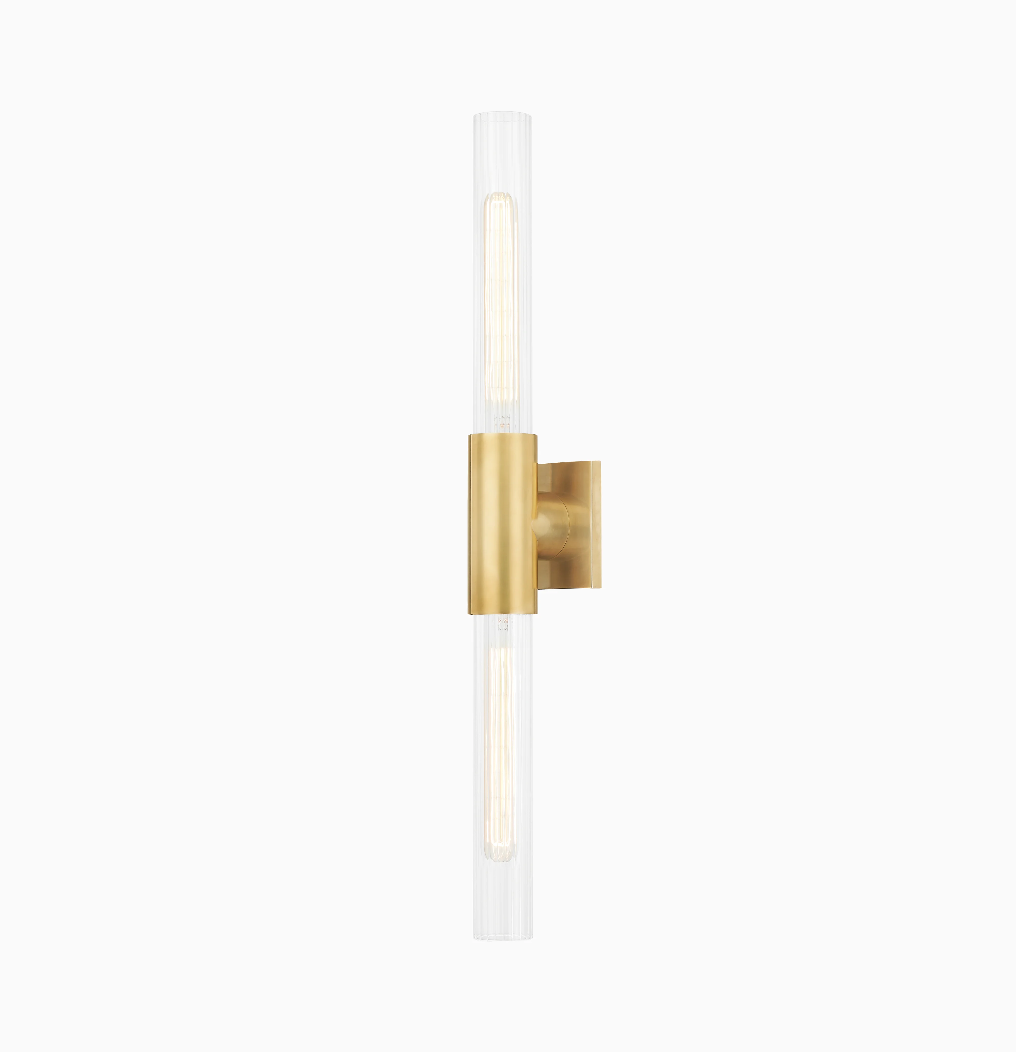 Rupert 28" Wall Sconce in Aged Brass