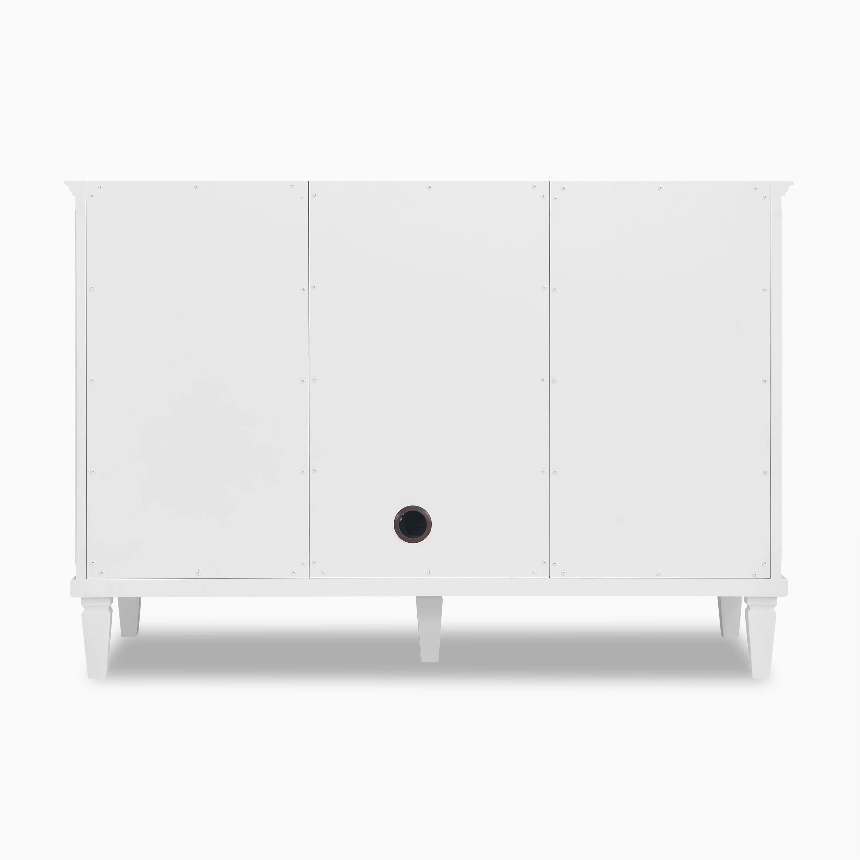 Sasha 48" Single Vanity in Bright White with 3 cm White Zeus Quartz Top - Image 5