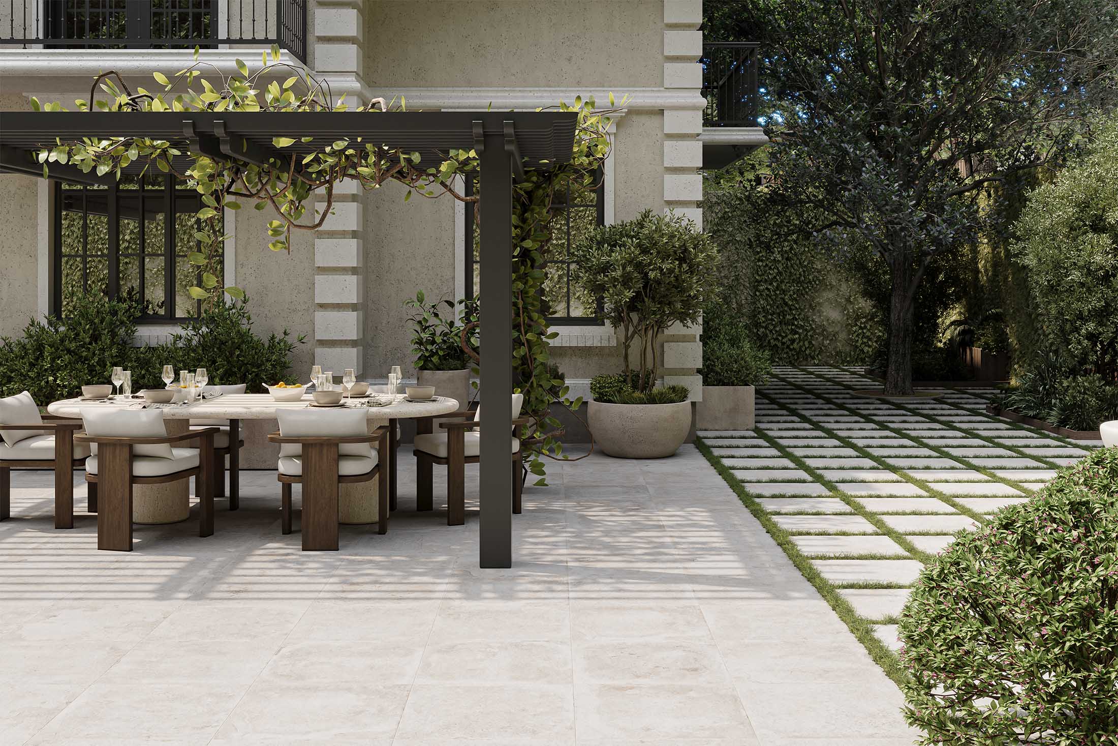 Seabrook Outdoor Dining Table, 102" - Image 10