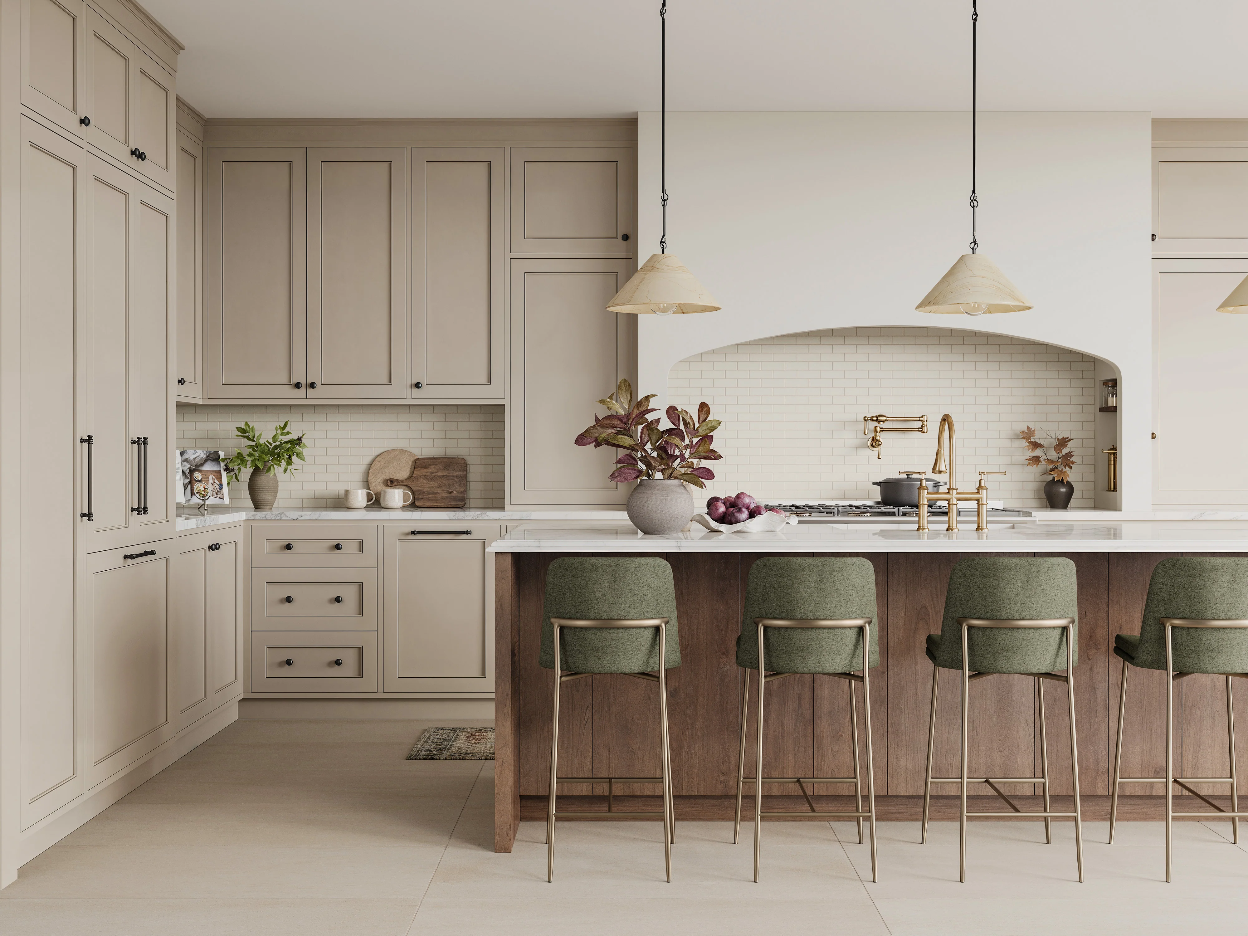Shaw Counter Stool in Bergen Olive - Image 11