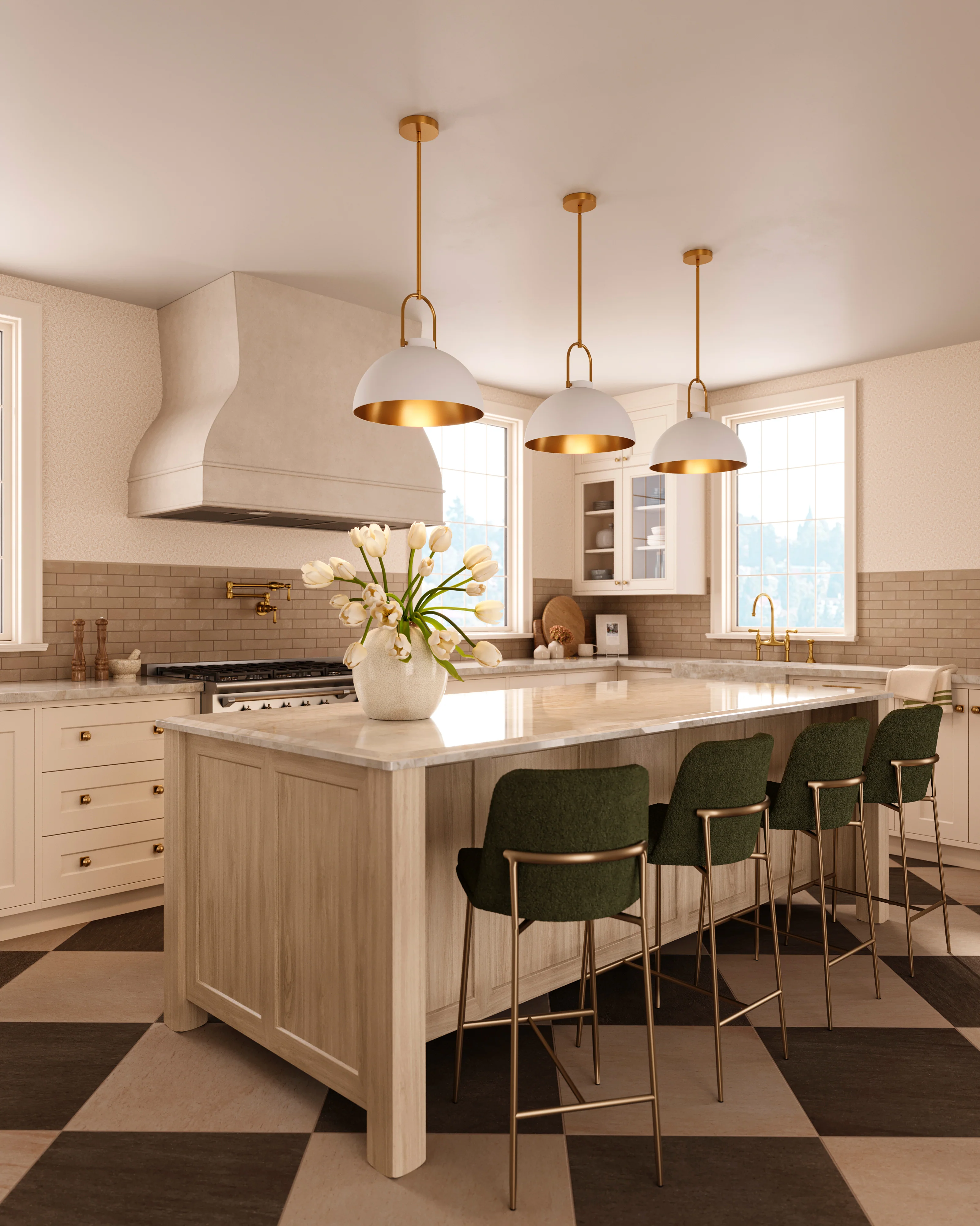 Shaw Counter Stool in Bergen Olive - Image 13
