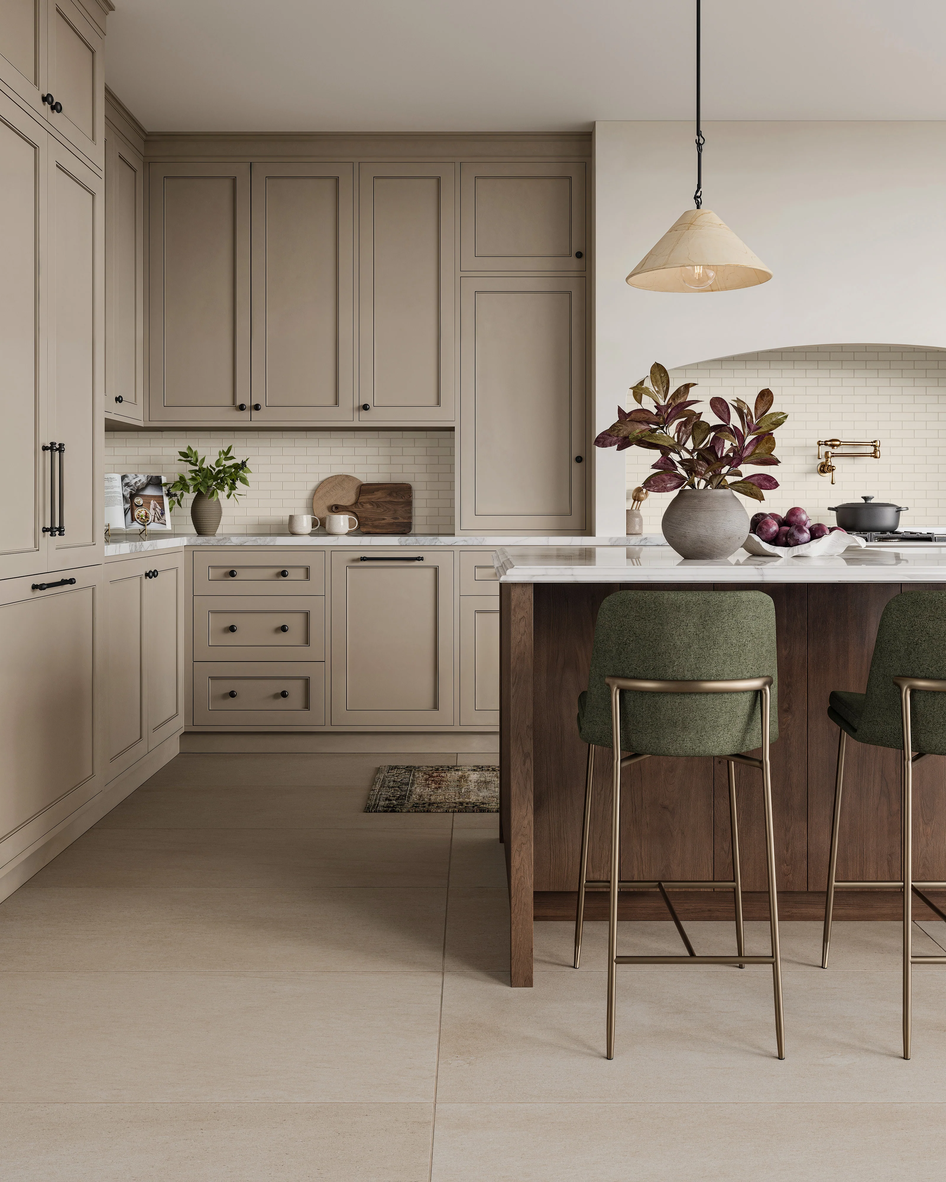 Shaw Counter Stool in Bergen Olive - Image 8