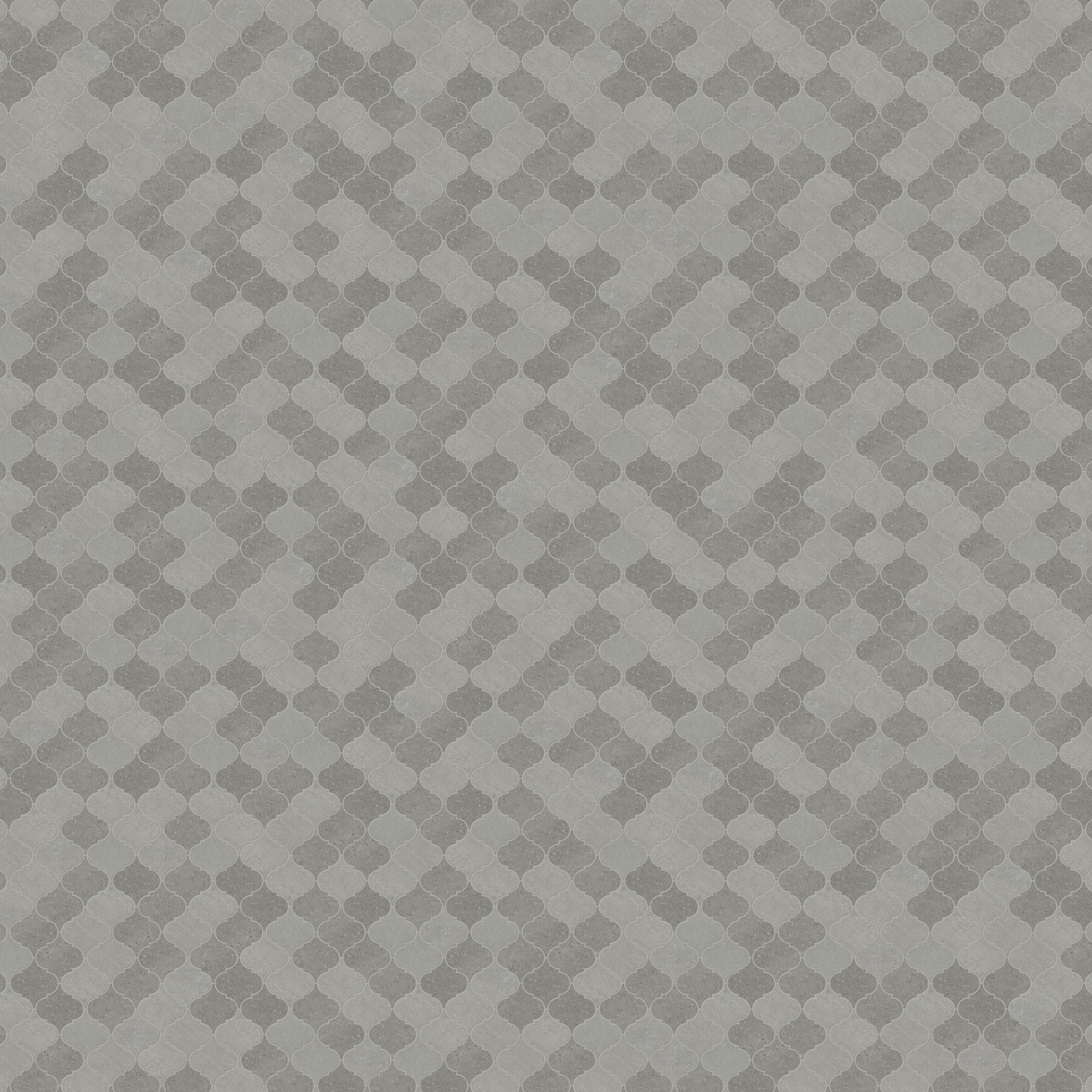 Shea 12x14.5 Matte Porcelain Arabesque Mosaic Tile in Cool Blend - Image 6