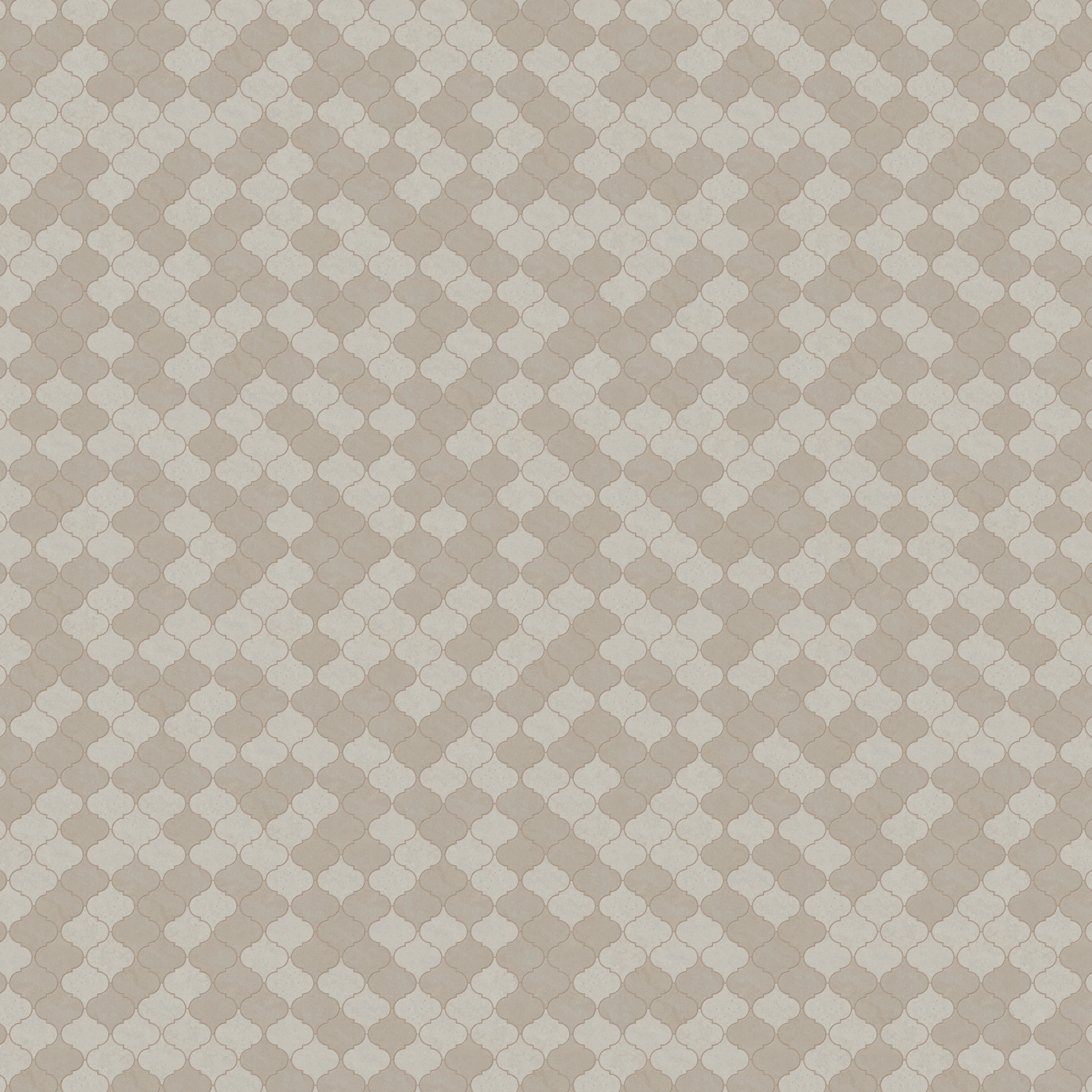 Shea 12x14.5 Matte Porcelain Arabesque Mosaic Tile in Warm Blend - Image 5