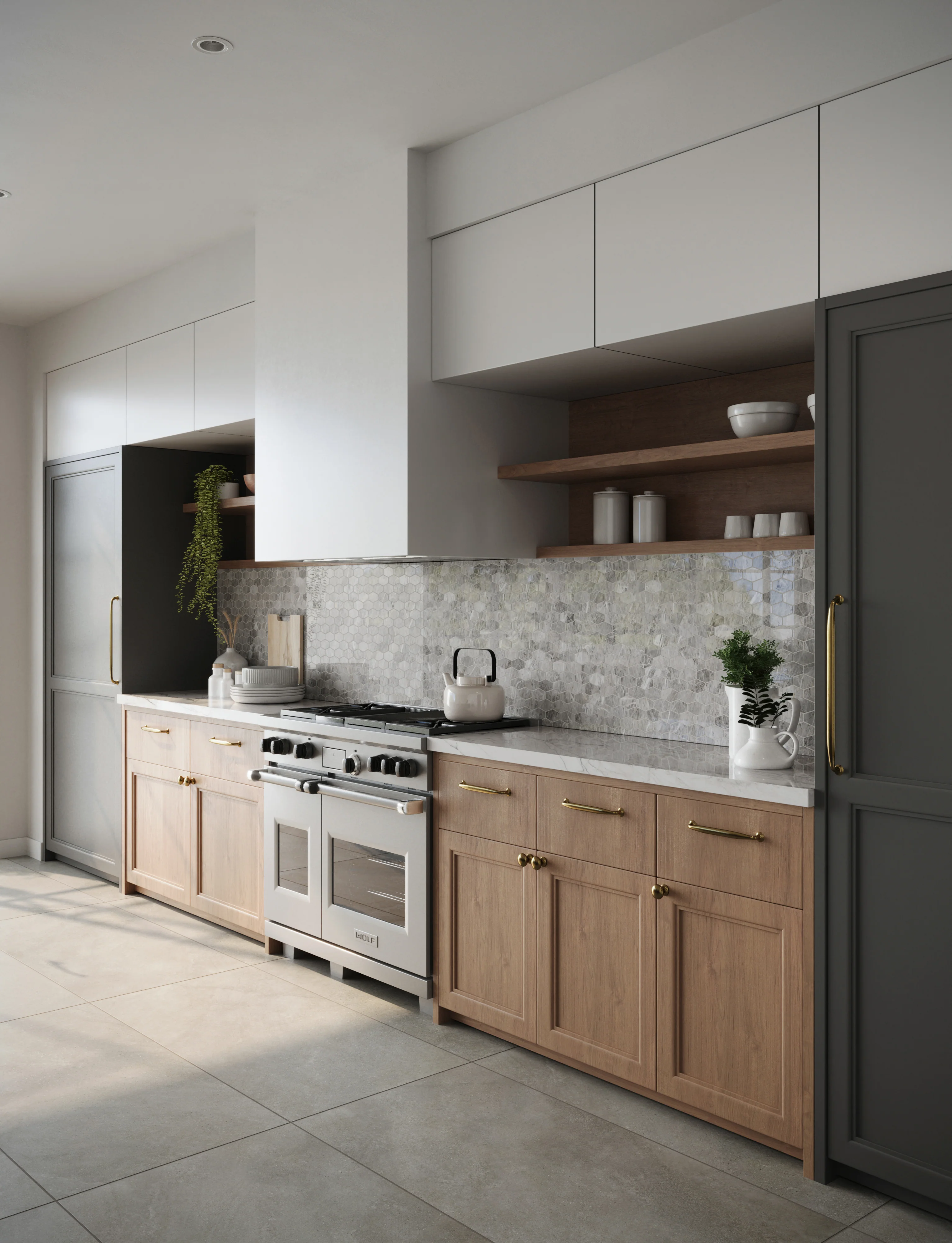 Shea 24x48 Matte Porcelain Tile in Smoke - Image 11
