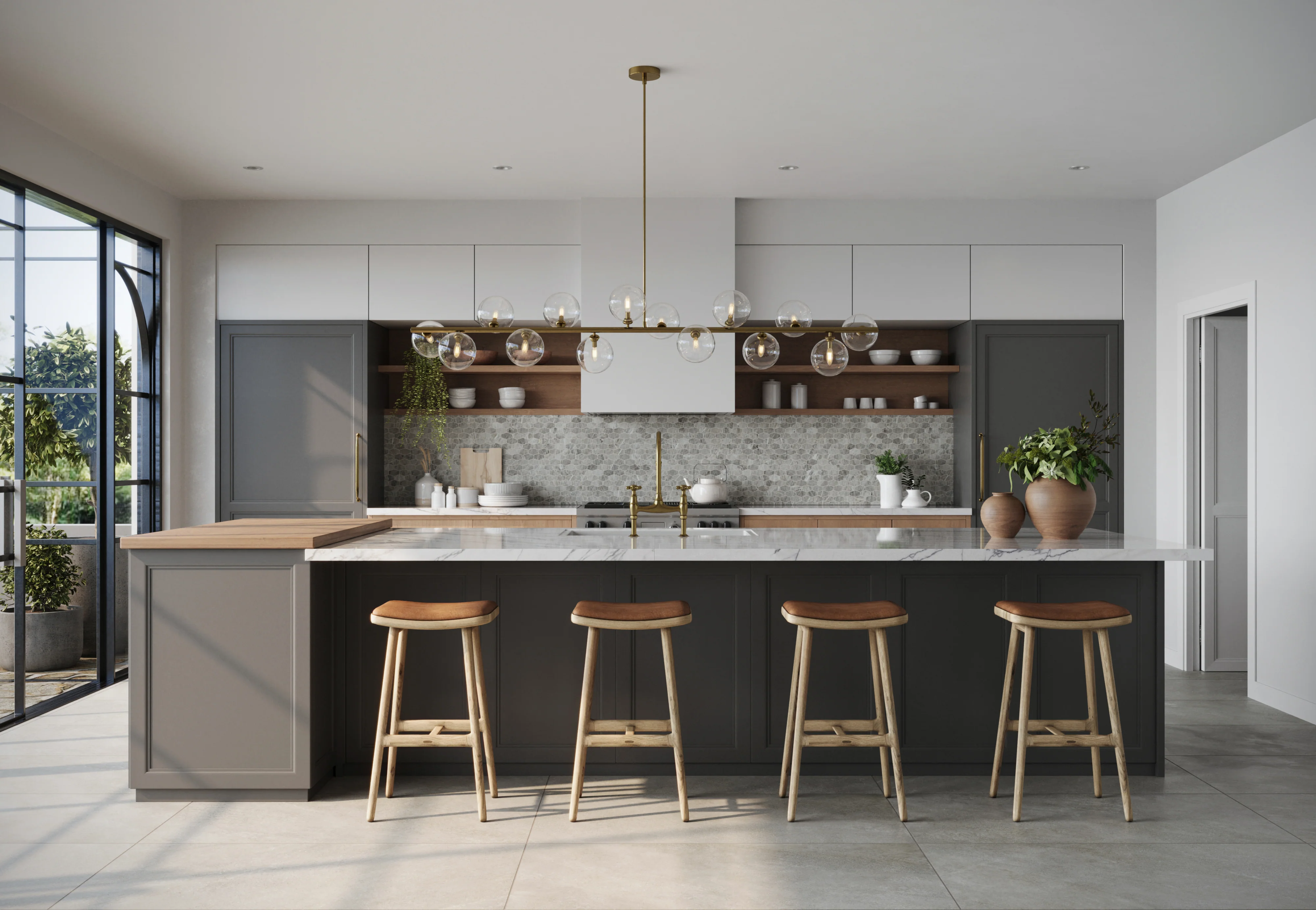 Shea 24x48 Matte Porcelain Tile in Smoke - Image 12
