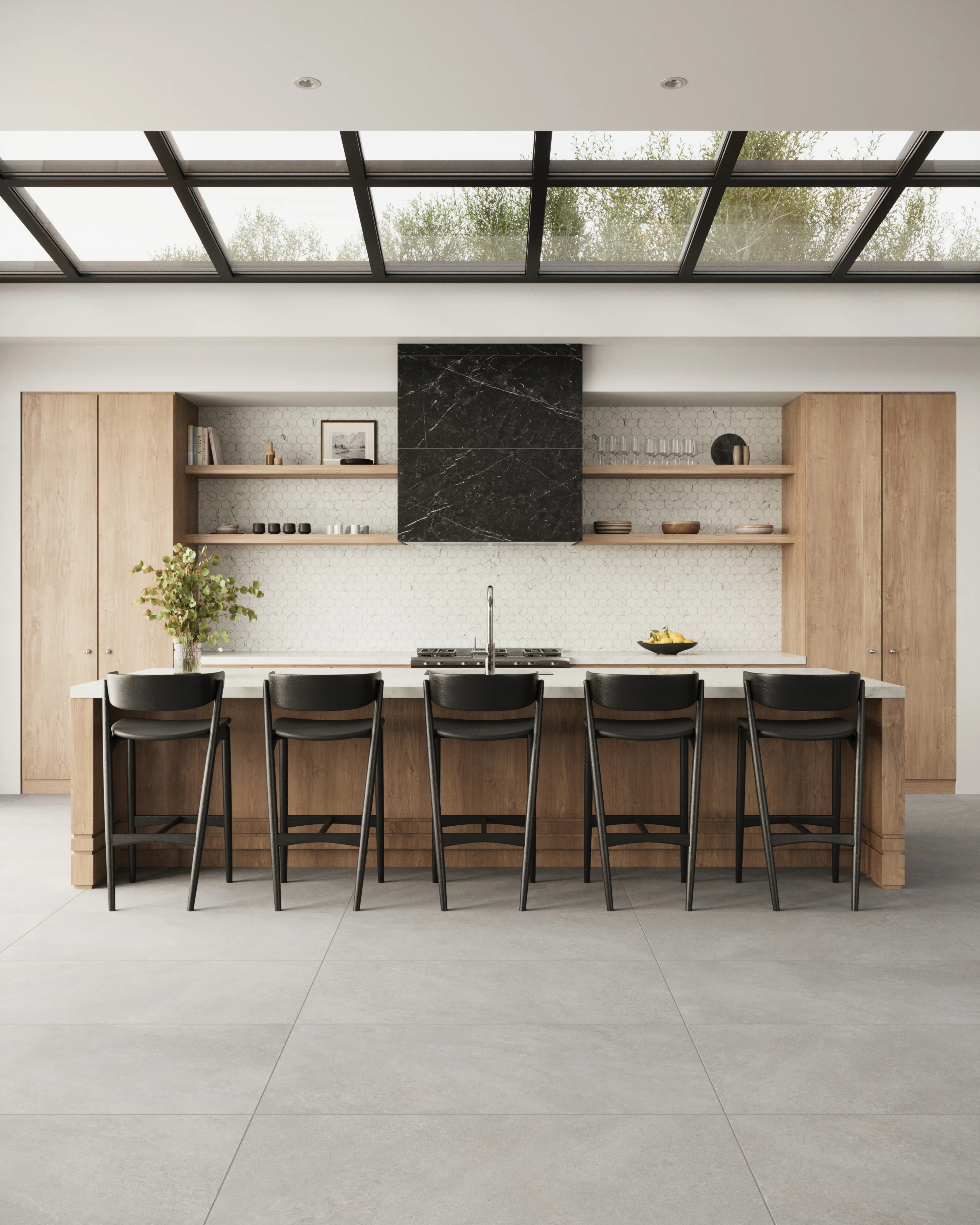 Shea 24x48 Matte Porcelain Tile in Stone - Image 11