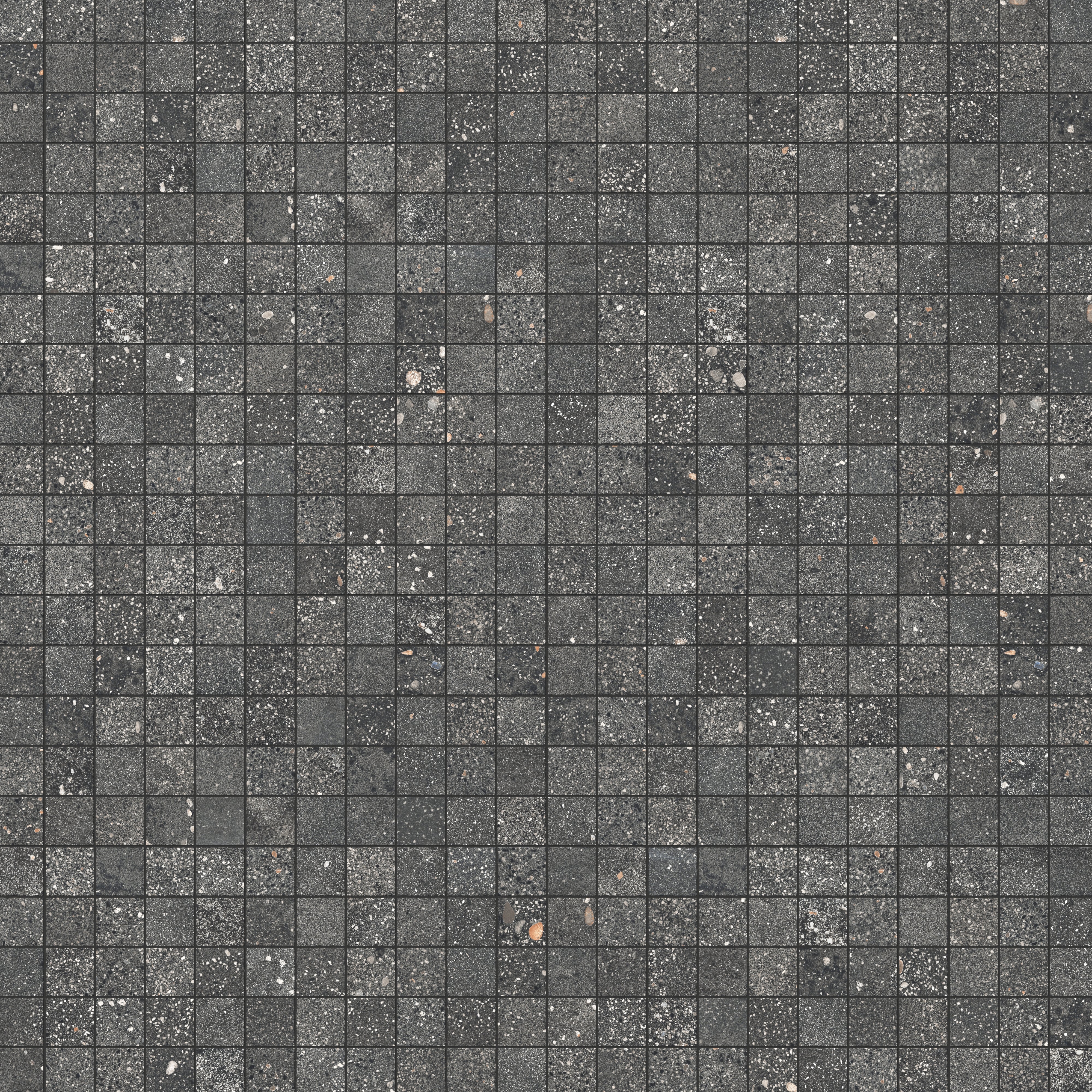 Sloane 2x2 Matte Porcelain Mosaic Tile in Charcoal - Image 4