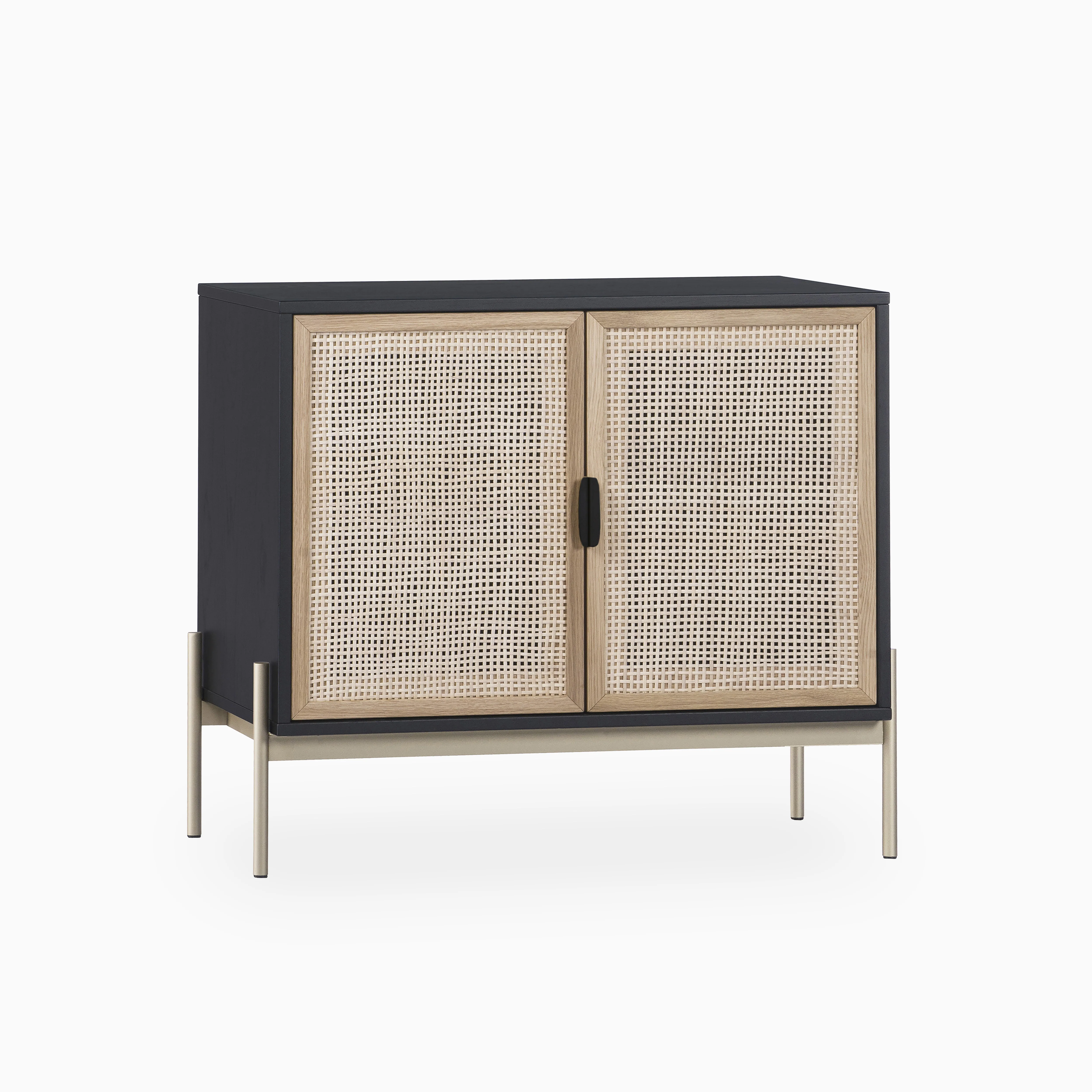 Small Aria Sideboard in Black and Gold - Image 2
