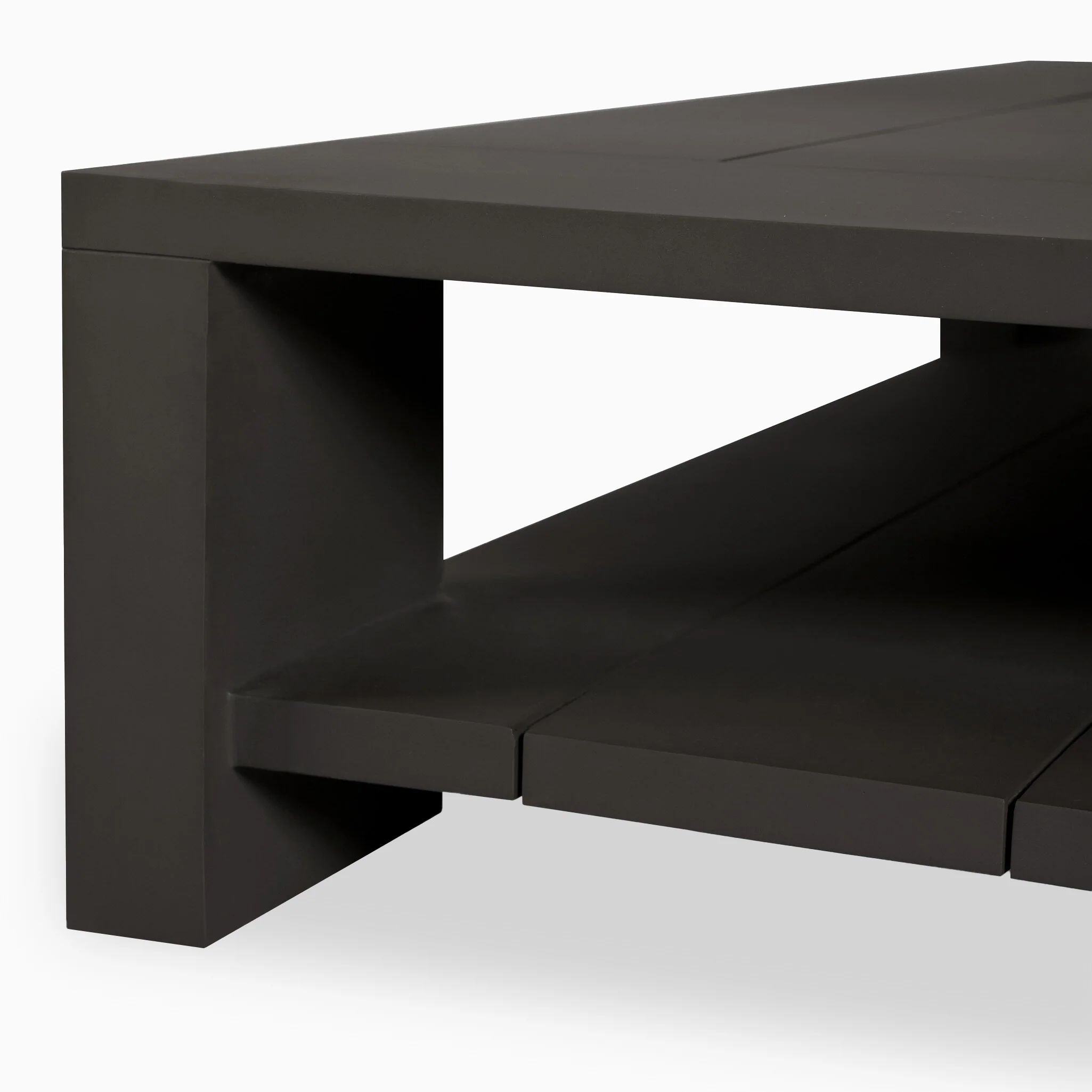Sundara Outdoor Metal Coffee Table in Bronze - Image 5