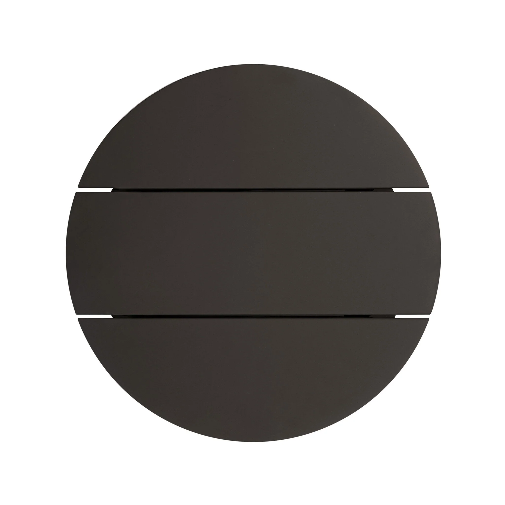 Sundara Outdoor Round Metal End Table in Bronze - Image 9