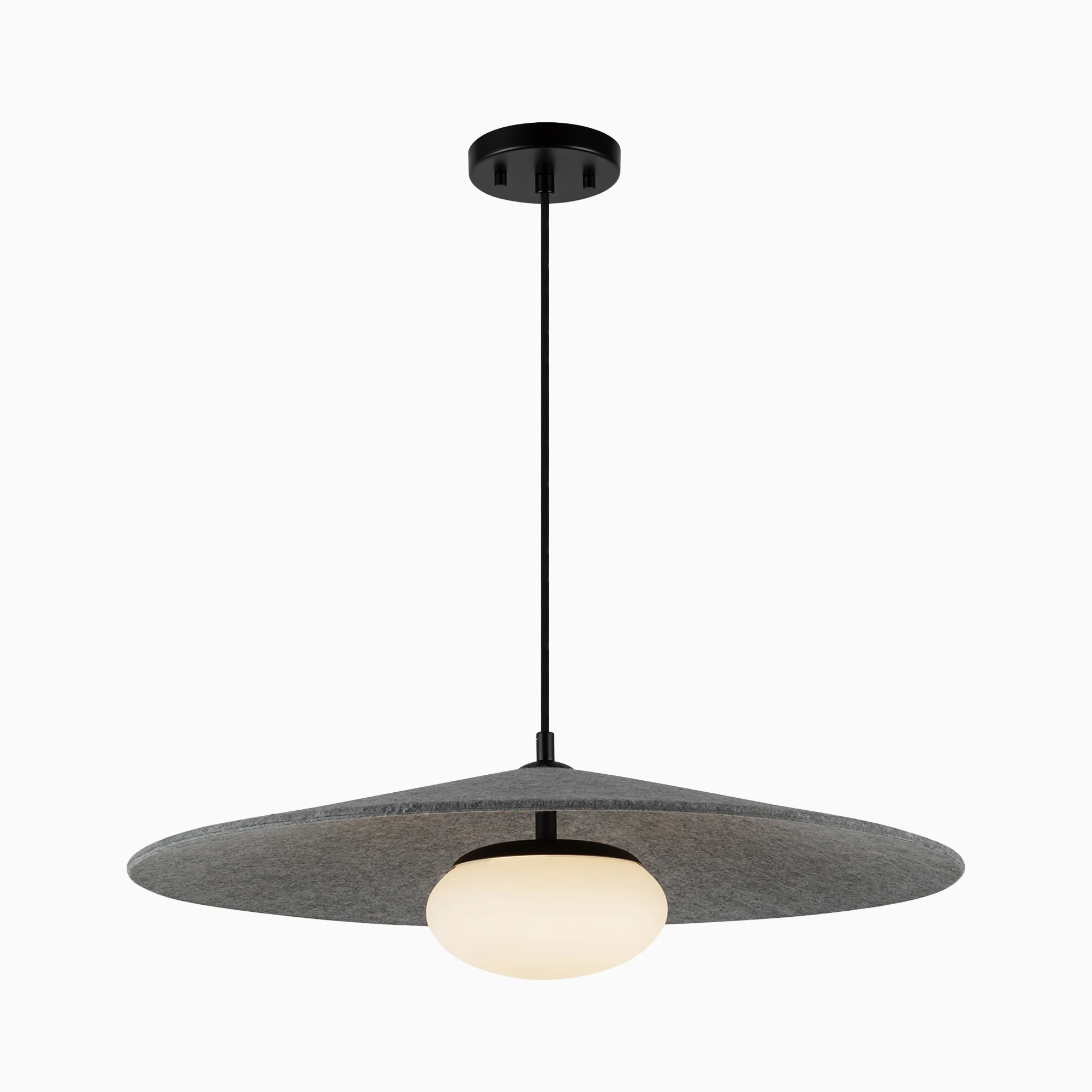 Tahlia 24" LED Pendant in Grey - Image 4