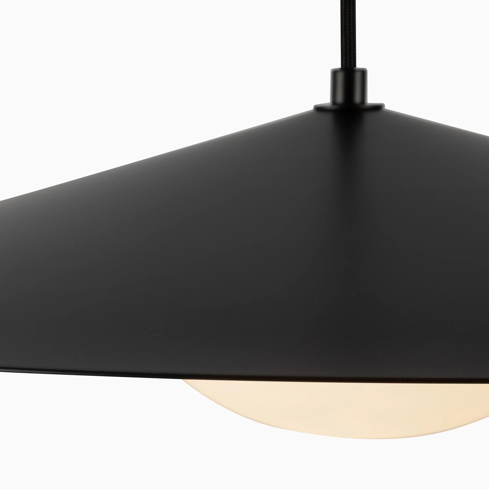 Tahlia 24" Metal LED Pendant in Black/White - Image 6