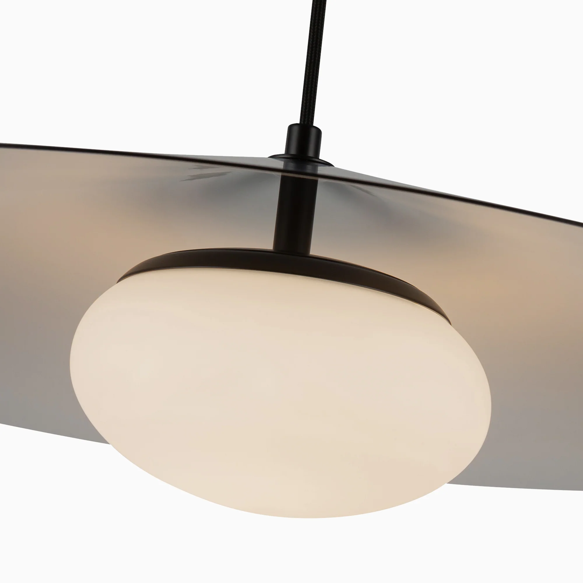 Tahlia 24" Metal LED Pendant in Black/White - Image 7
