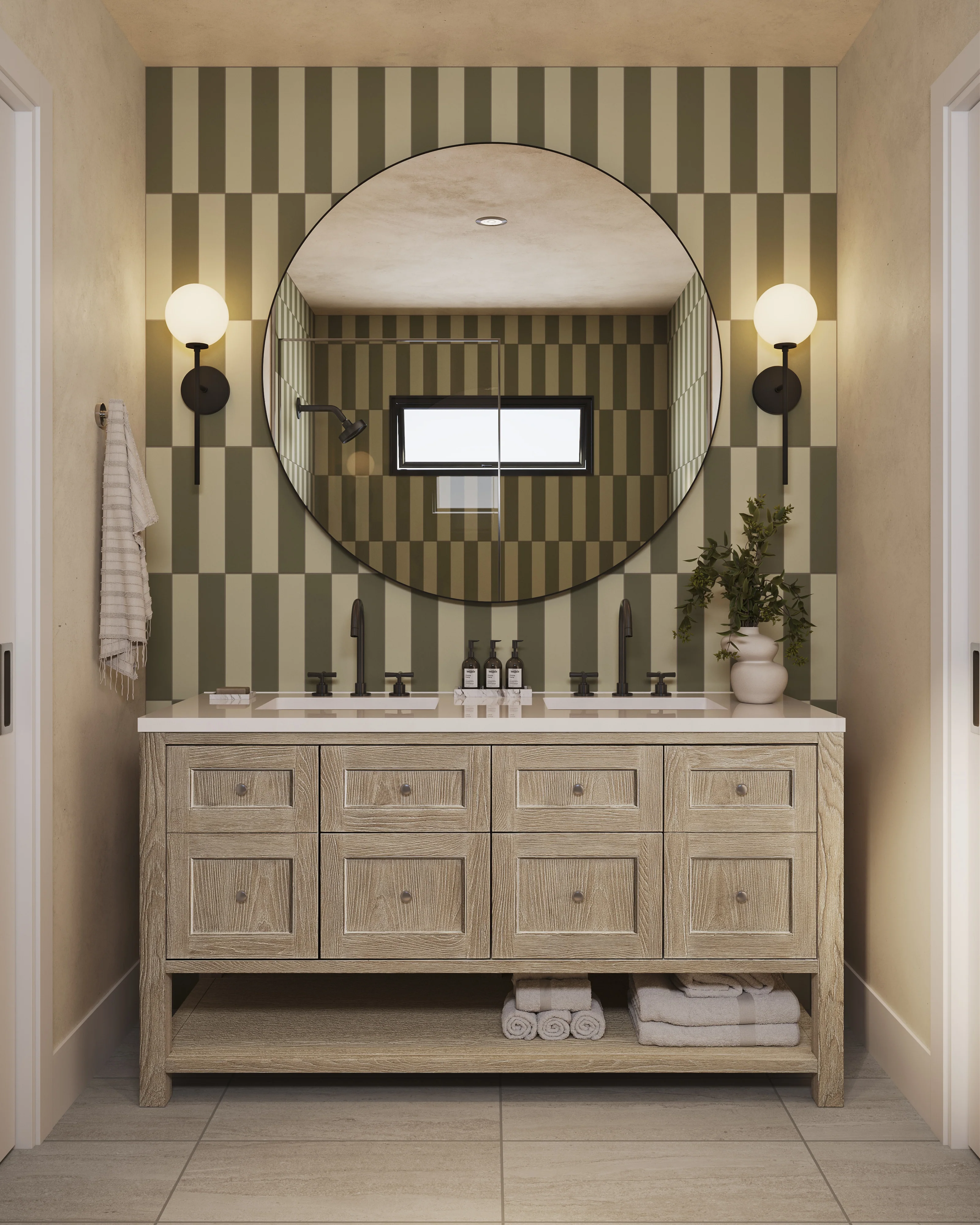 Tatum 12x24 Matte Porcelain Tile in Vein-Cut Sand - Image 10
