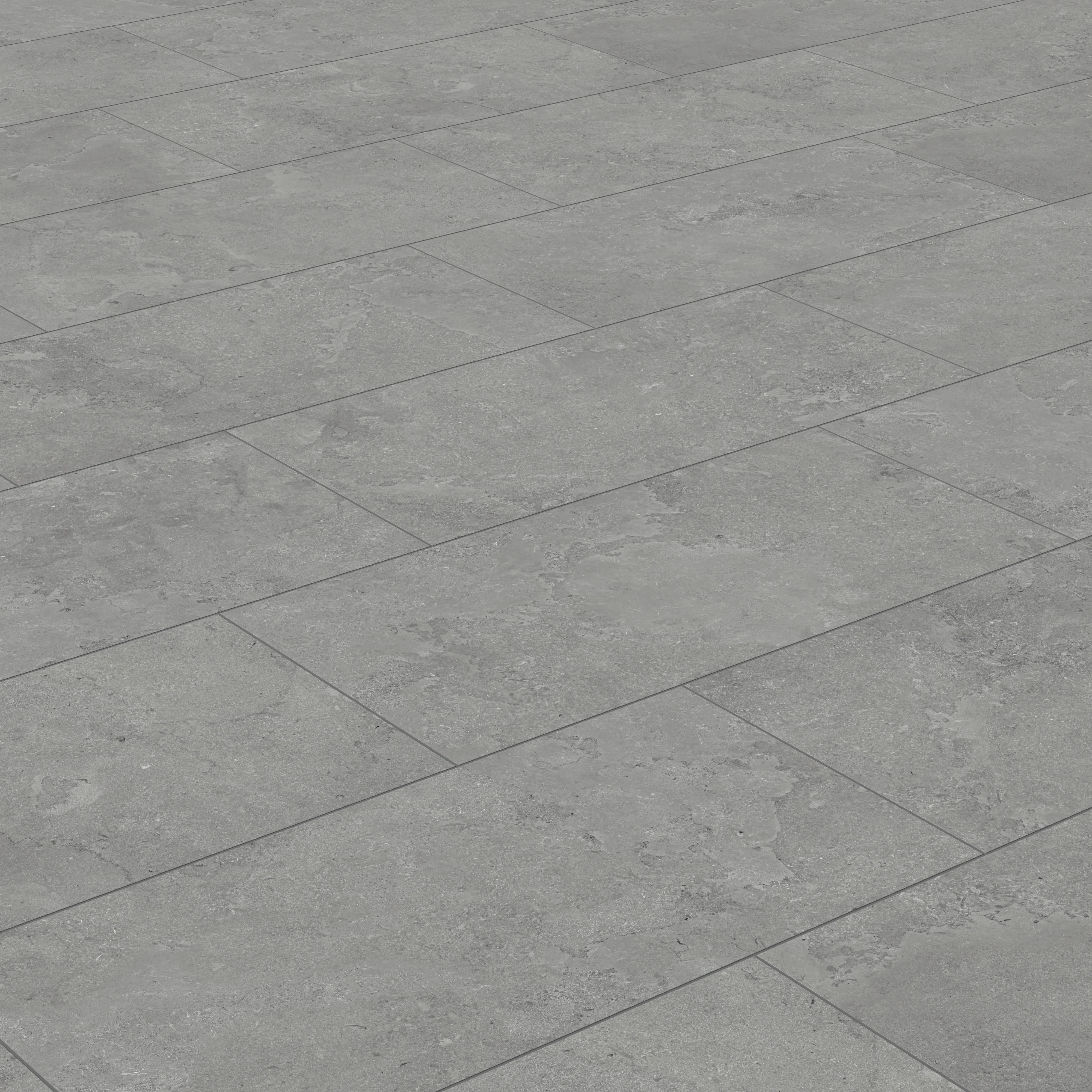 Tatum 24x48 Matte Porcelain Tile in Cross-Cut Pewter - Image 6