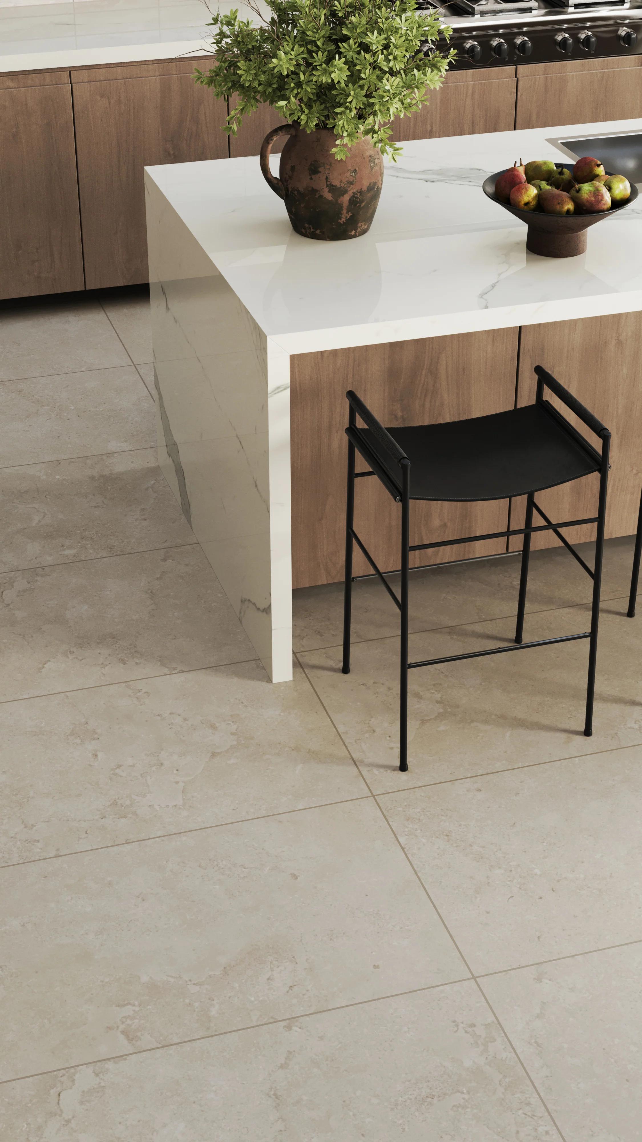 Tatum 24x48 Matte Porcelain Tile in Cross-Cut Sand - Image 13
