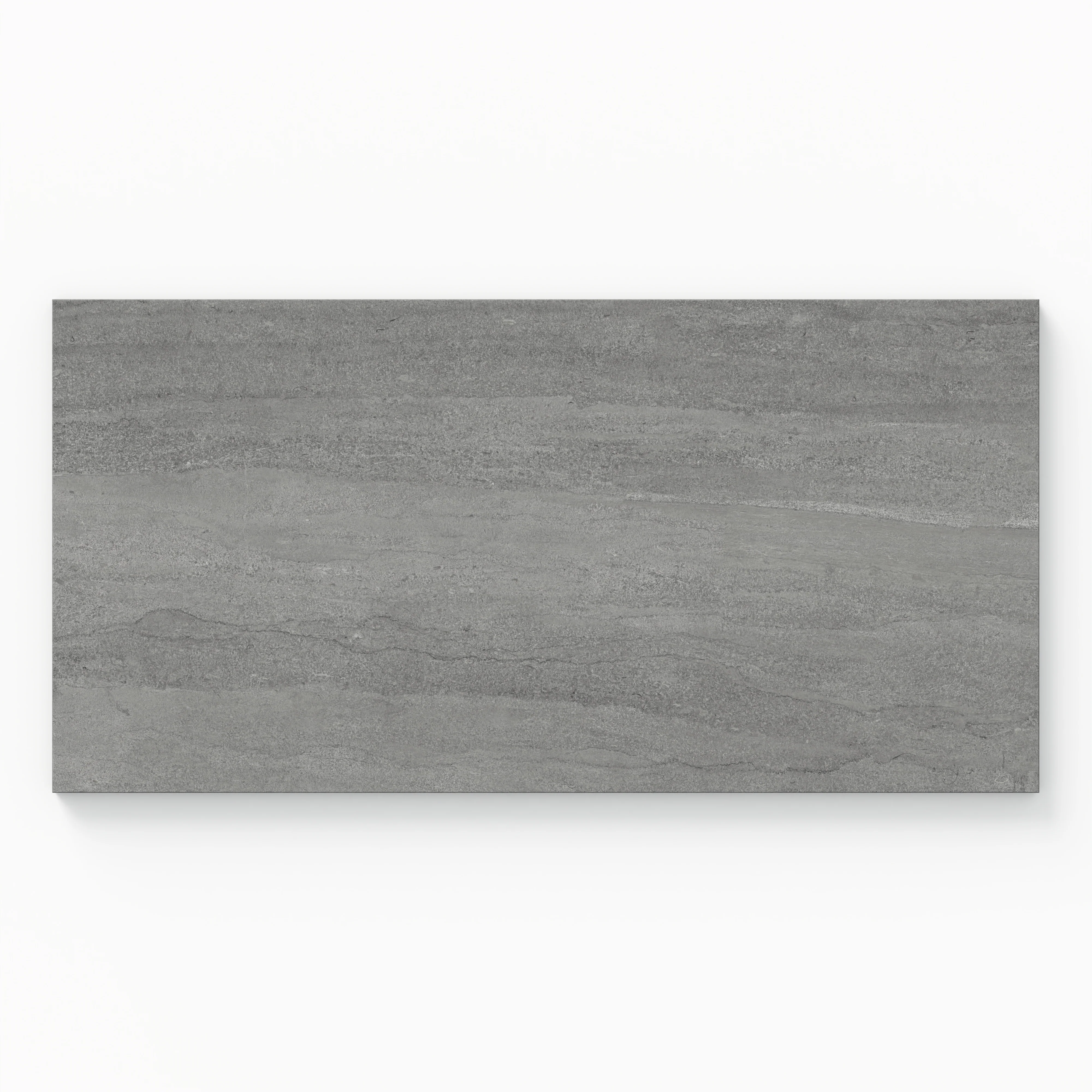 Tatum 24x48 Matte Porcelain Tile in Vein-Cut Pewter - Image 2