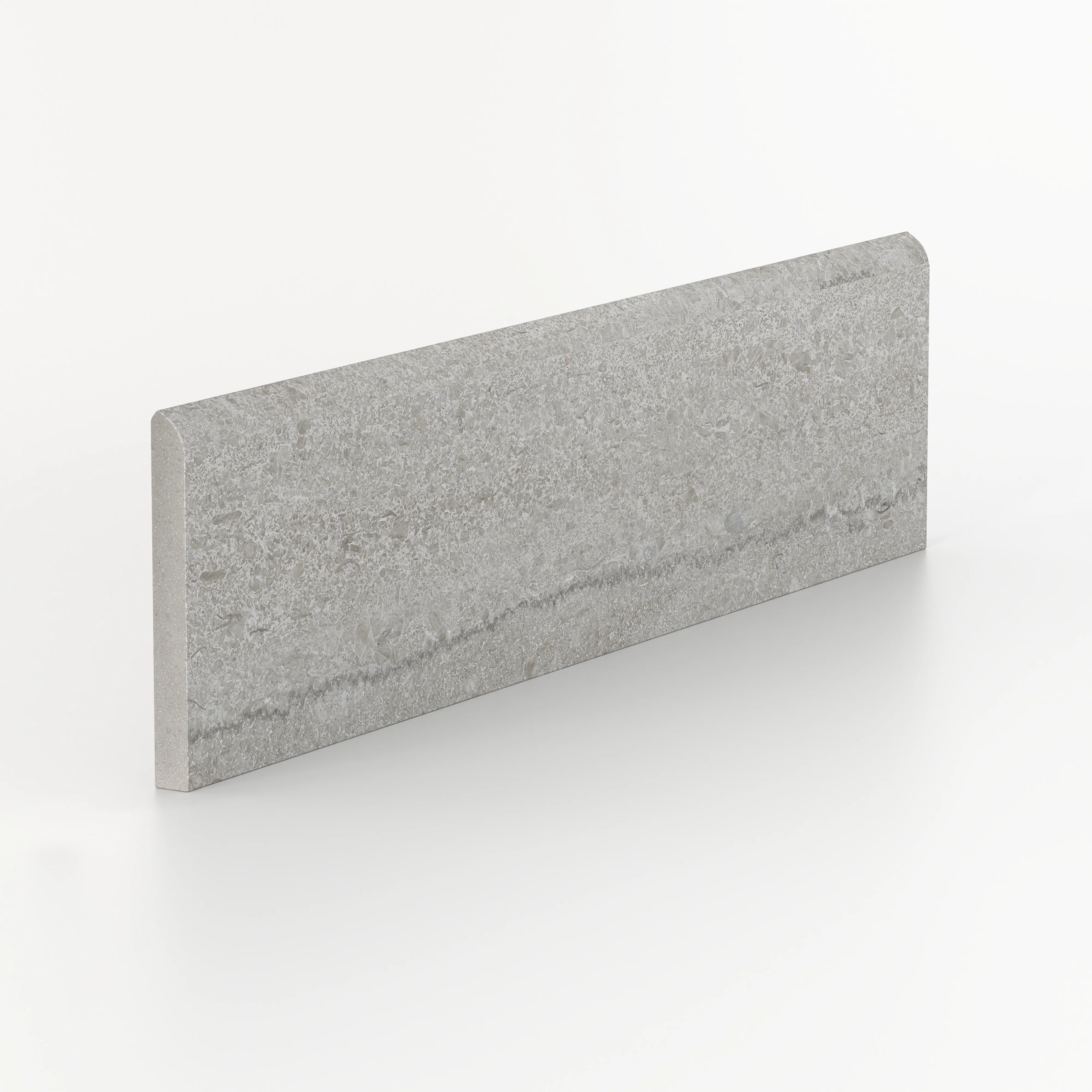 Tatum 3x12 Matte Porcelain Bullnose Tile in Vein-Cut Dune - Image 2