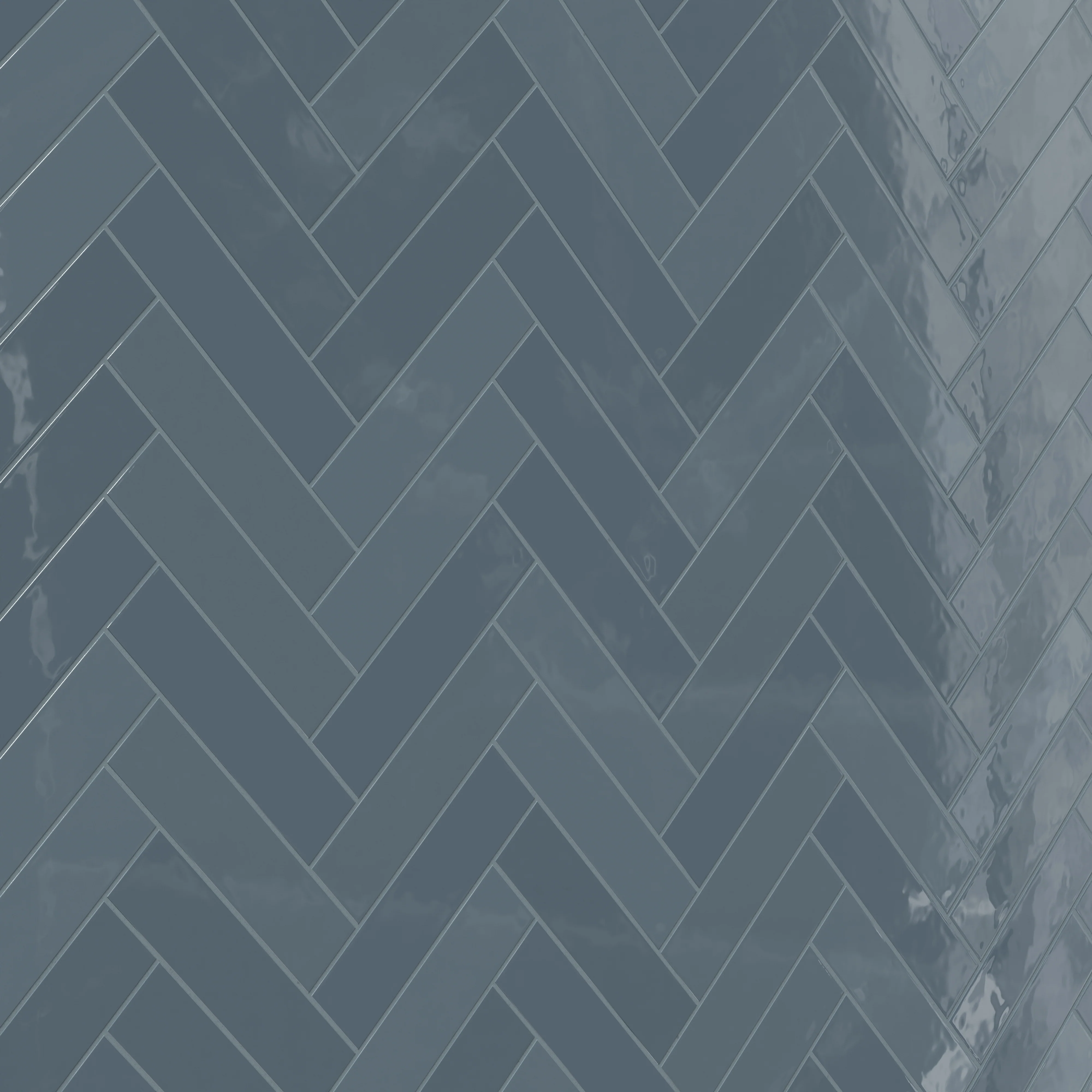 Teagan 3x12 Glossy Ceramic Tile in Denim - Image 11